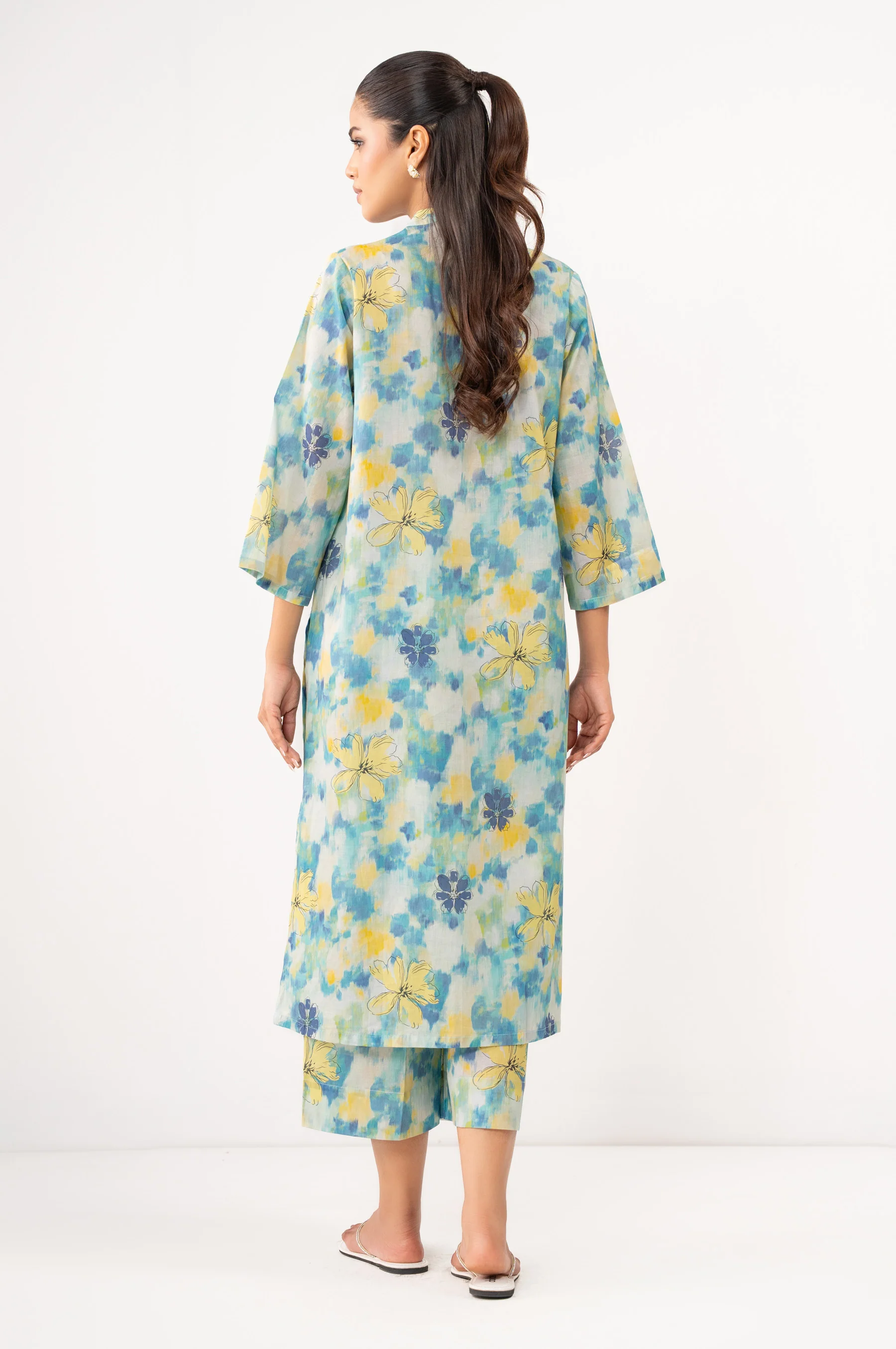STITCHED PRINTED SHIRT BOTTOM - Image 5