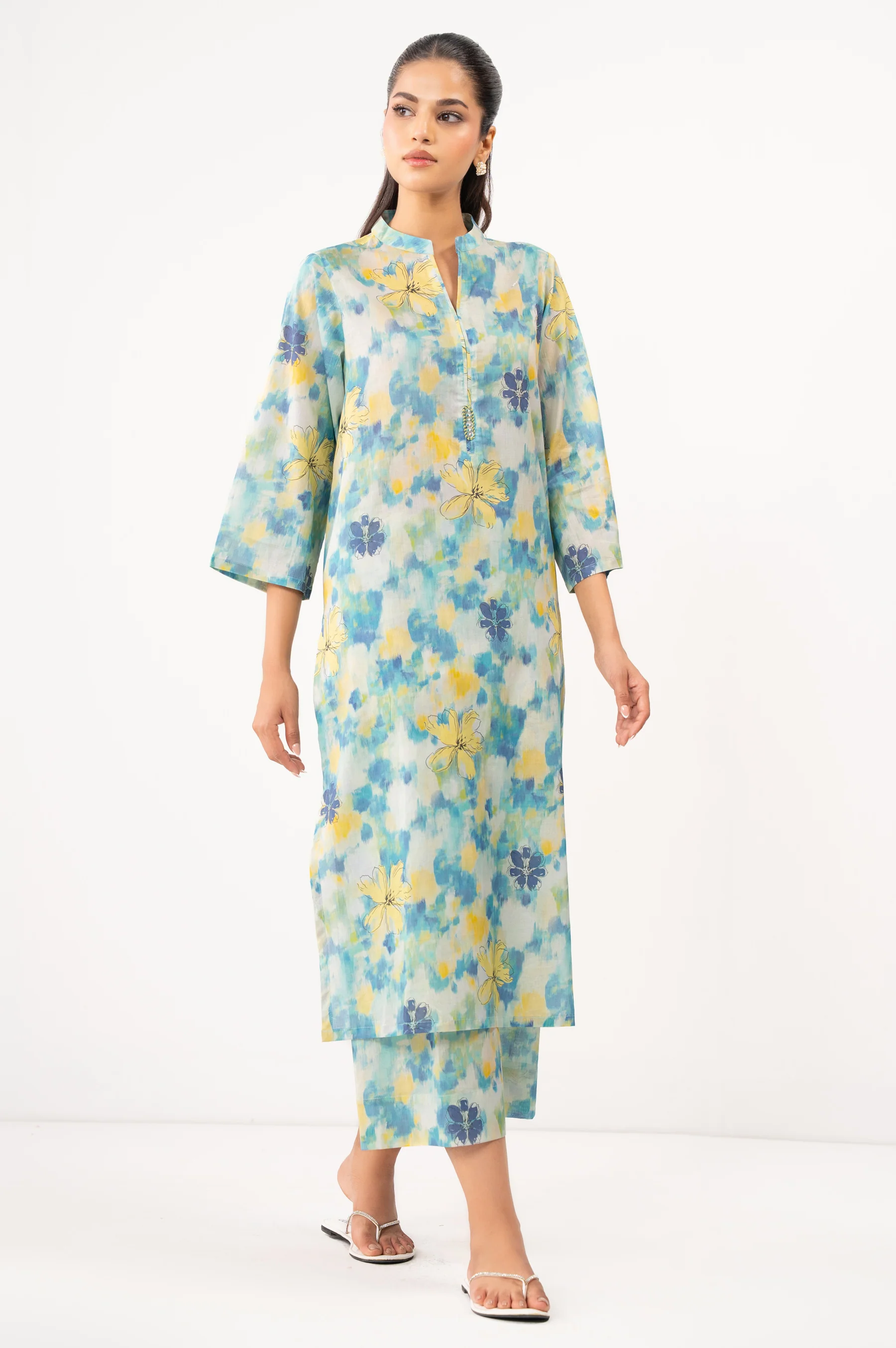 STITCHED PRINTED SHIRT BOTTOM - Image 6
