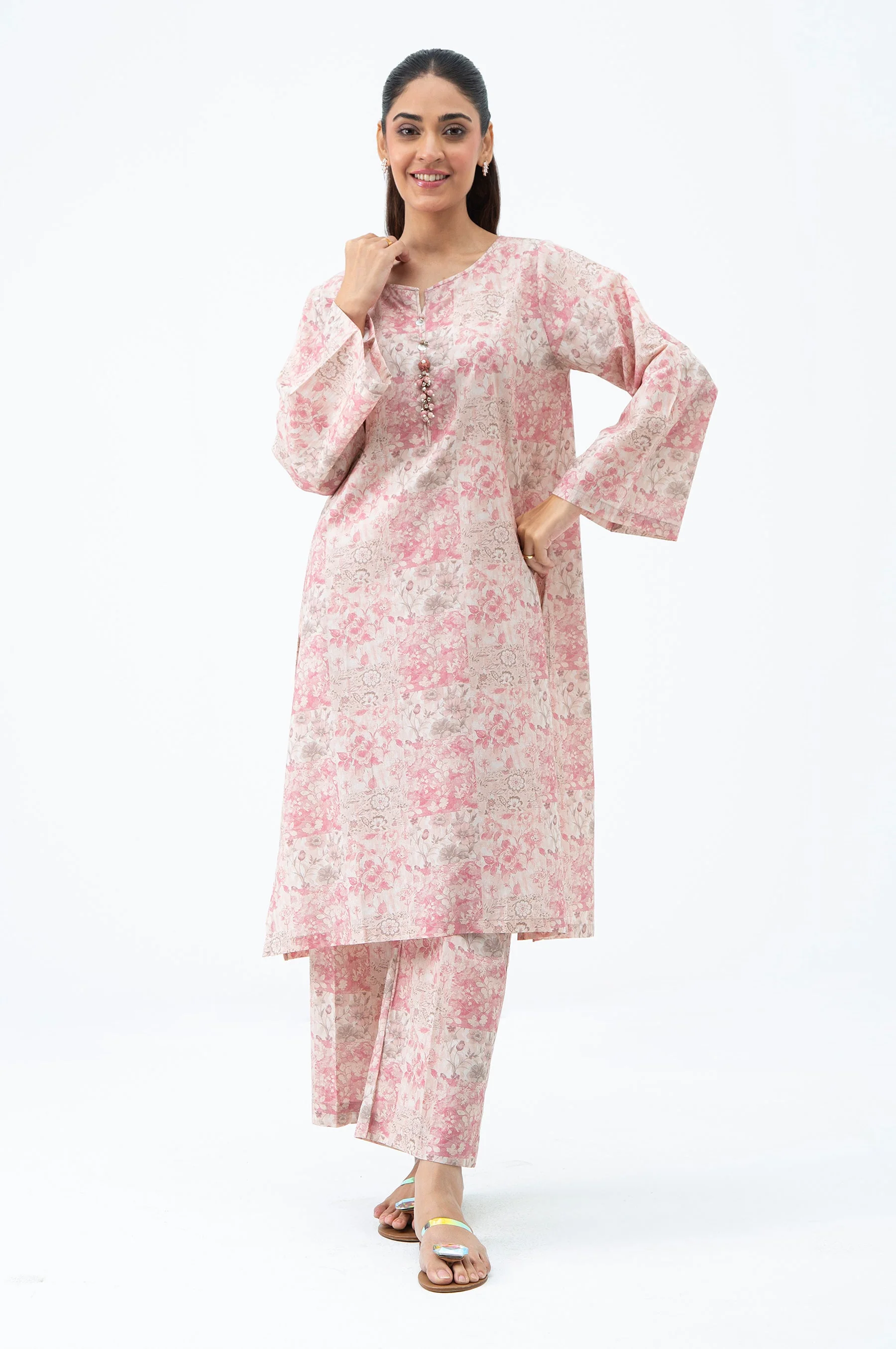 STITCHED PRINTED SHIRT BOTTOM (FACTORY E-OUTLET)