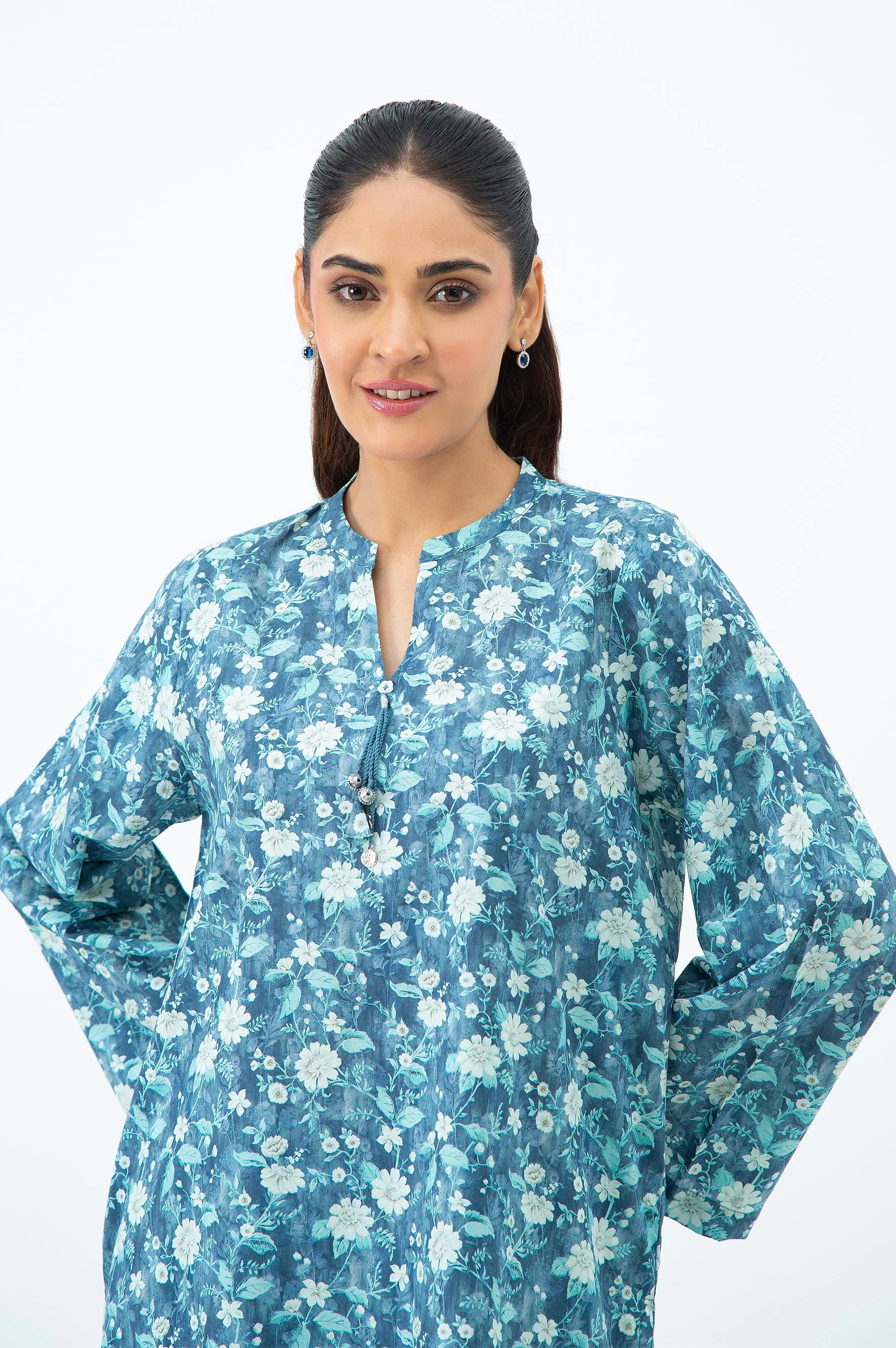 STITCHED PRINTED SHIRT BOTTOM - Image 6