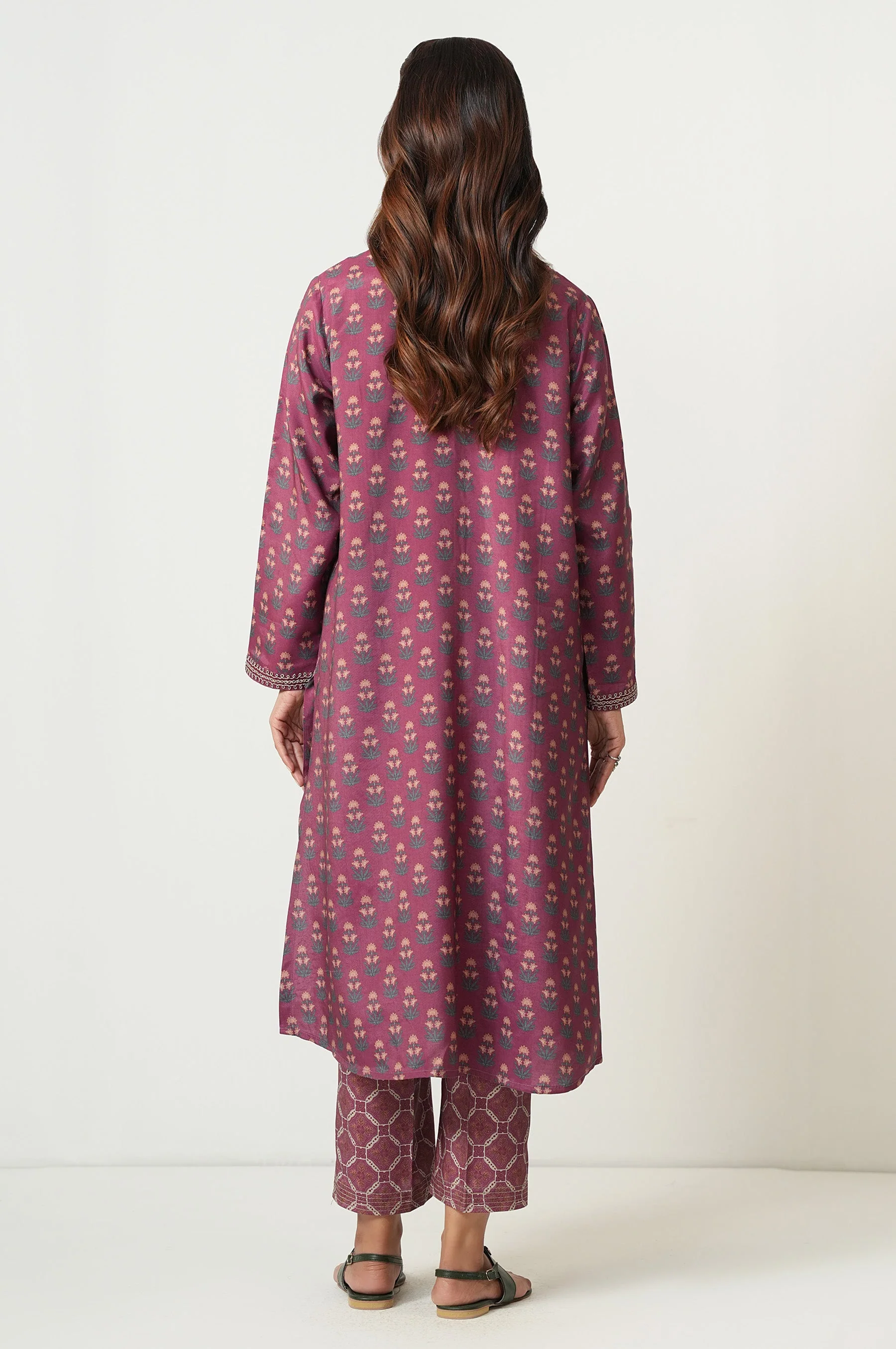 STITCHED PRINTED SHIRT BOTTOM - Image 4