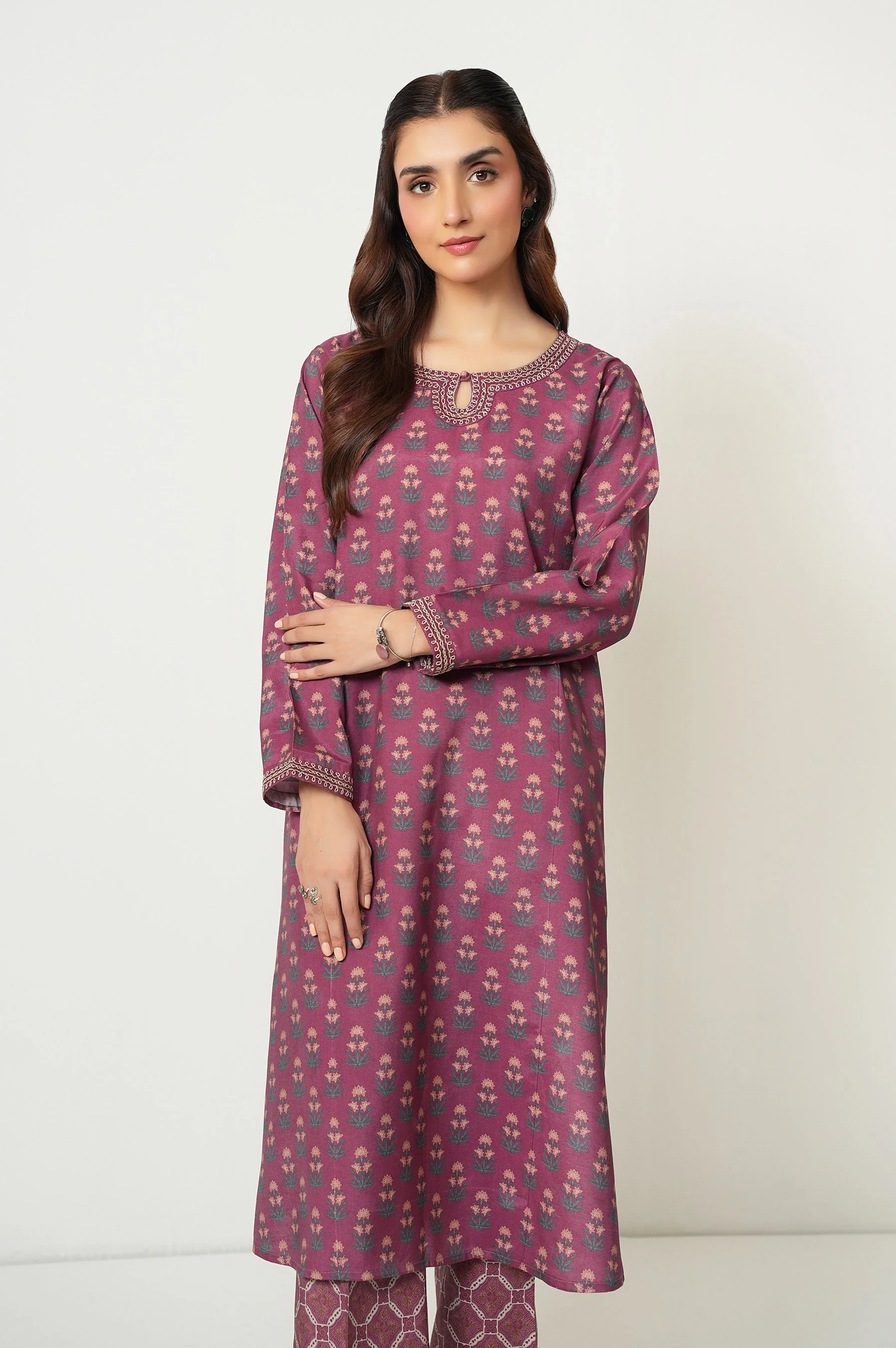 STITCHED PRINTED SHIRT BOTTOM - Image 5
