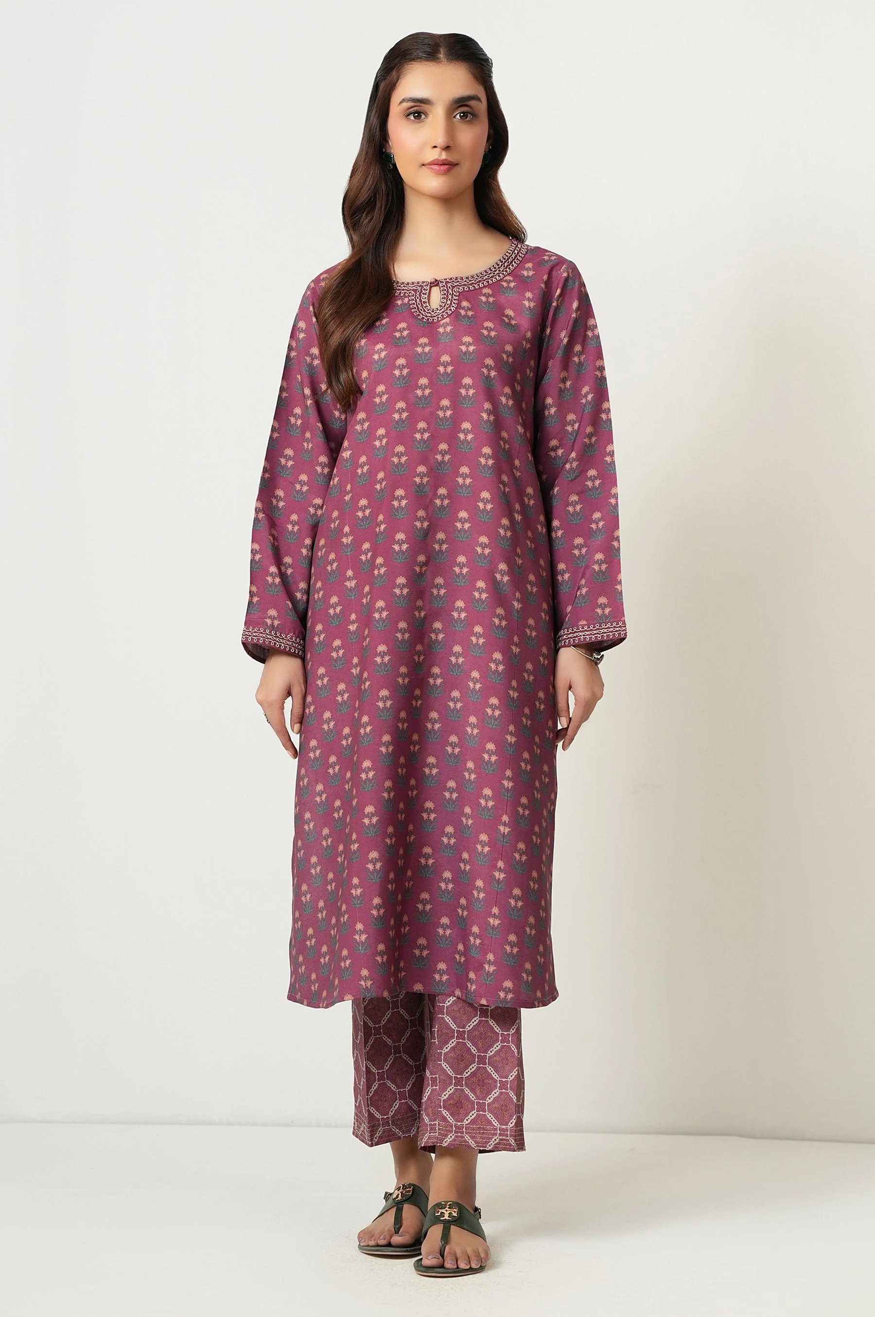 STITCHED PRINTED SHIRT BOTTOM - Image 6