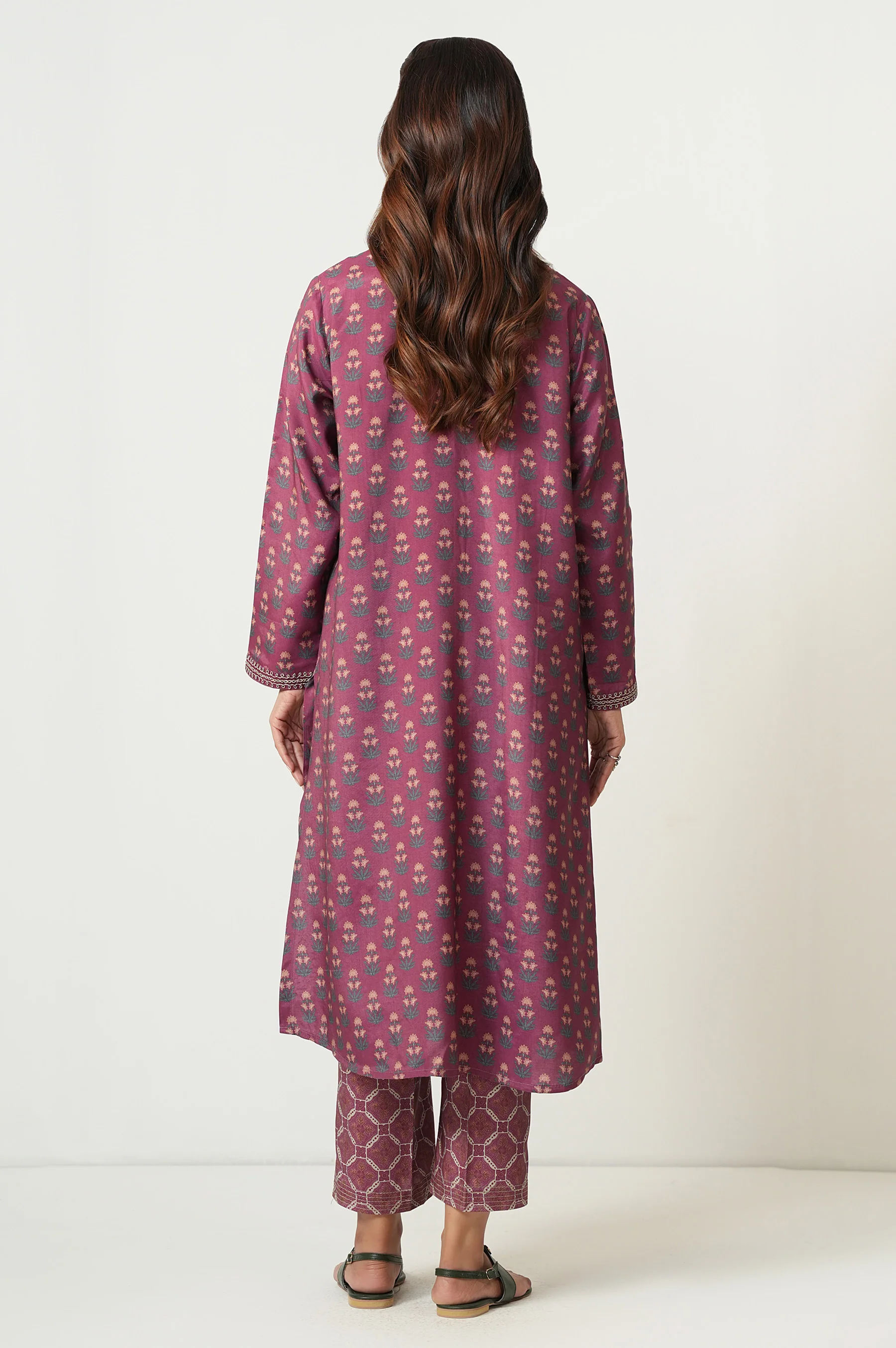 STITCHED PRINTED SHIRT BOTTOM - Image 4