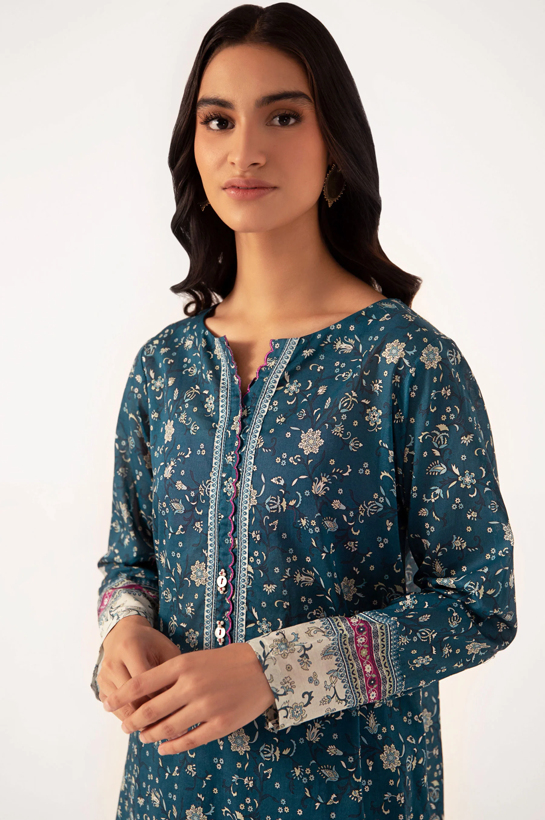 Stitched 2 Piece Digital Printed Lawn Suit - Image 4