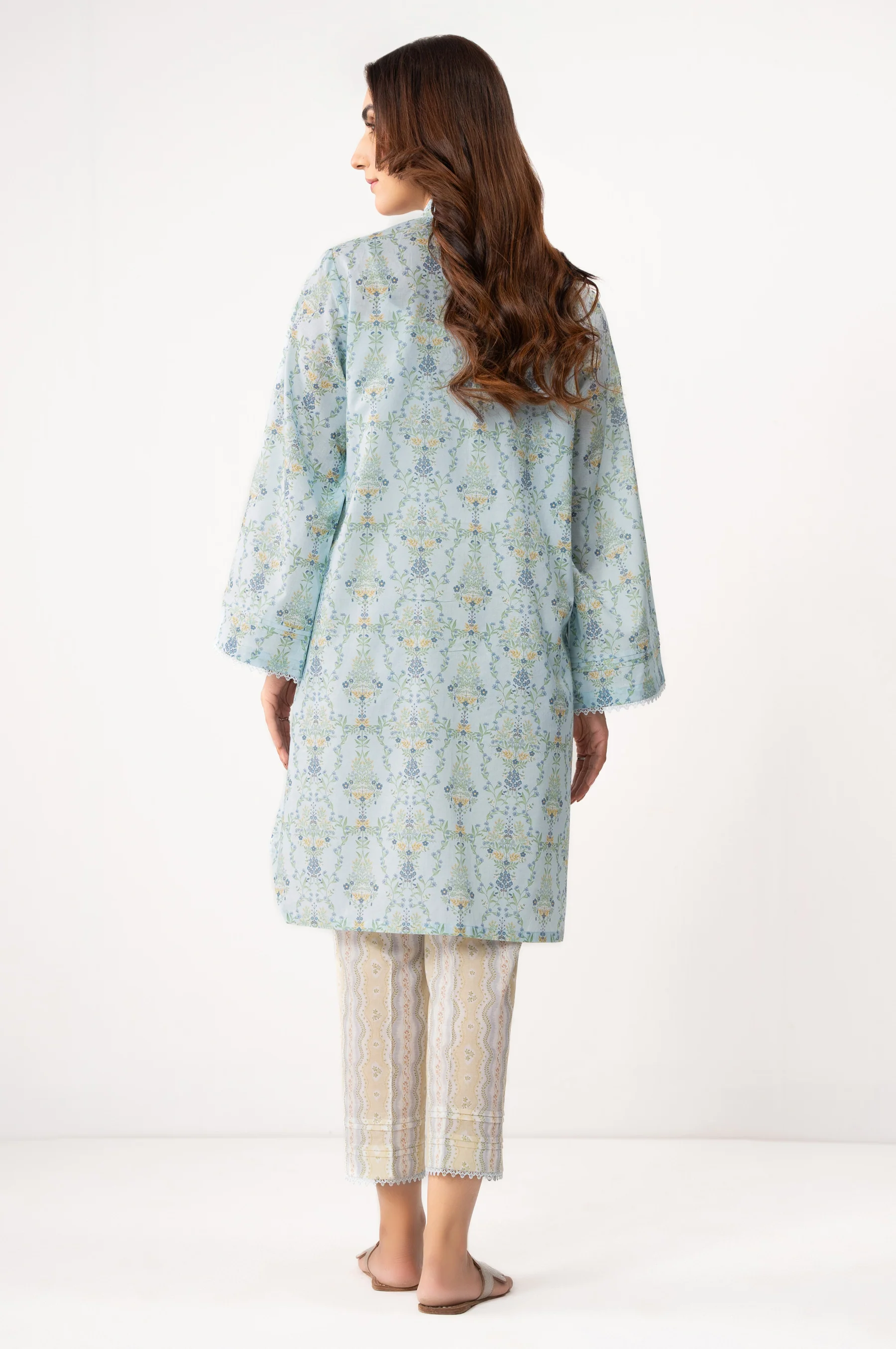 STITCHED PRINTED SHIRT BOTTOM - Image 4
