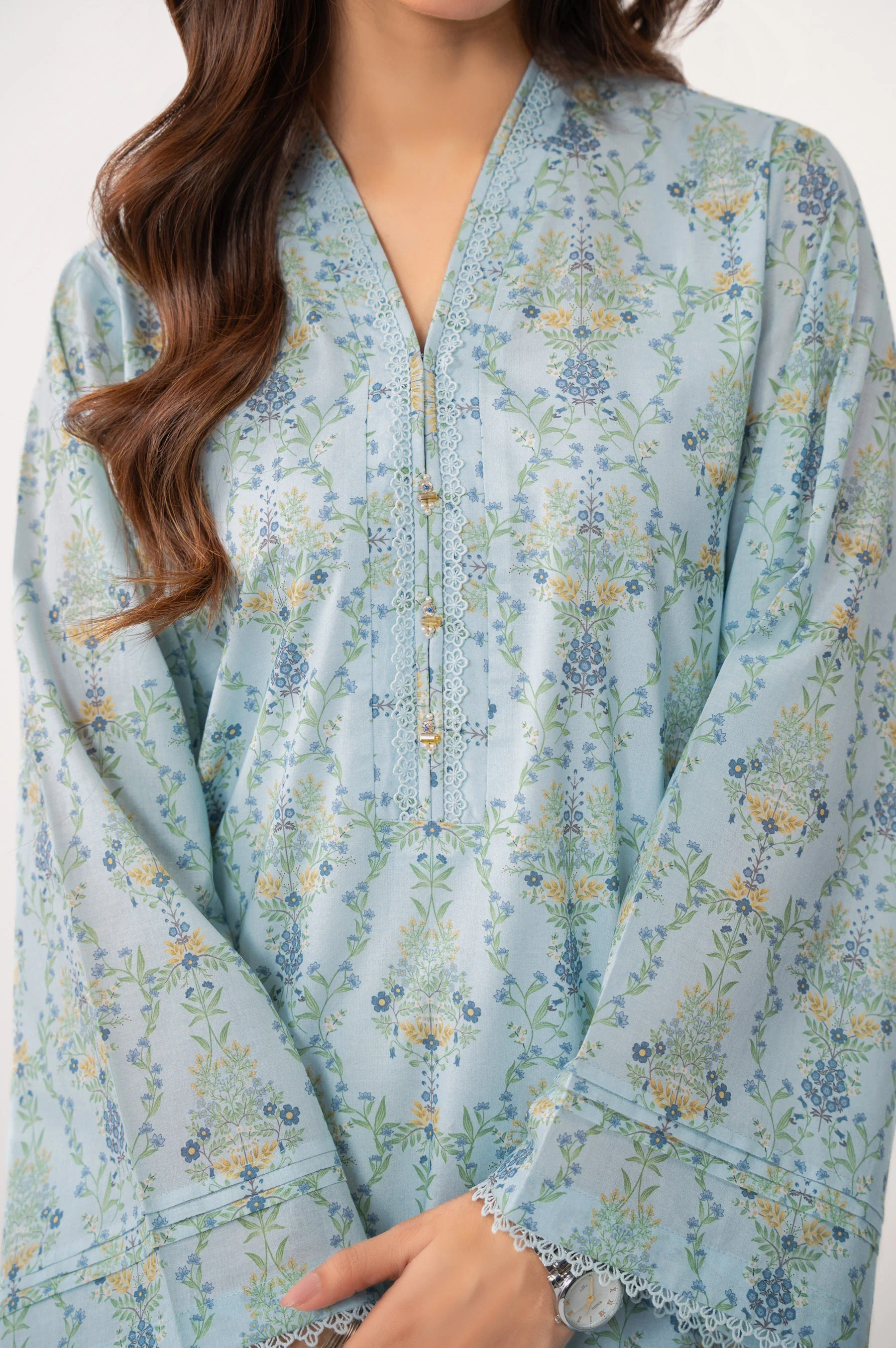 STITCHED PRINTED SHIRT BOTTOM - Image 6