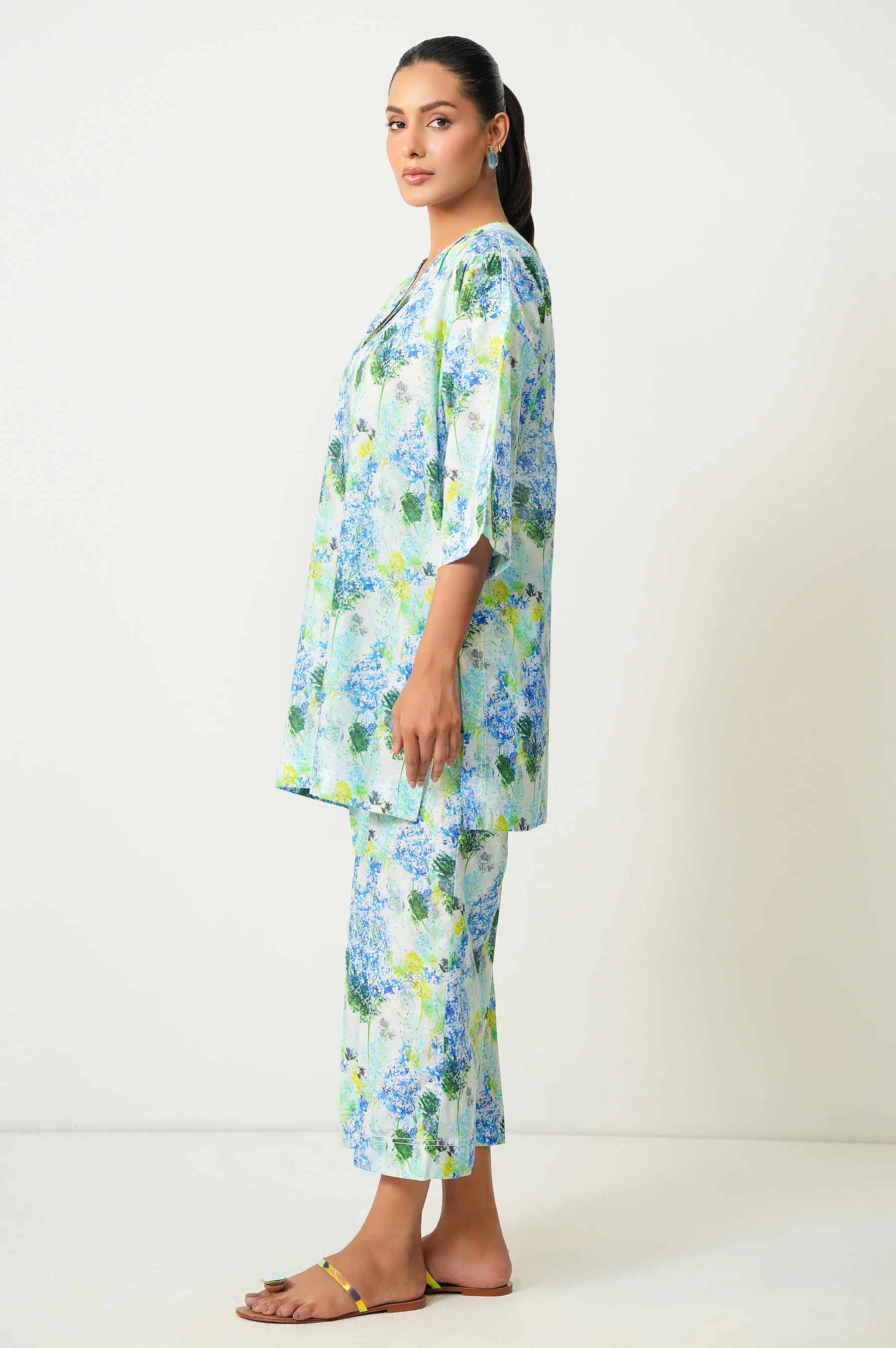 Stitched 2 Piece Digital Printed Lawn Suit - Image 3
