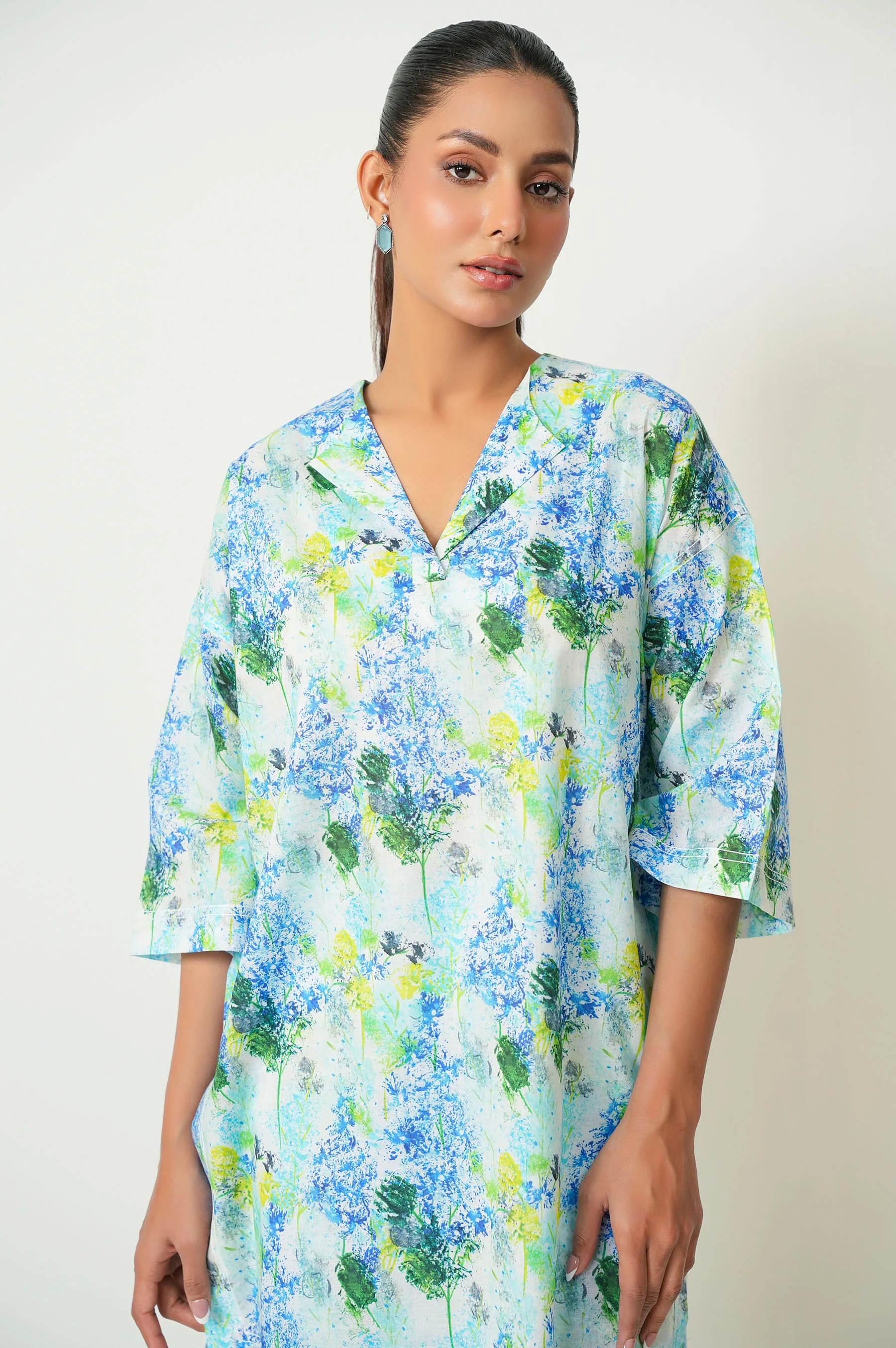 Stitched 2 Piece Digital Printed Lawn Suit - Image 5