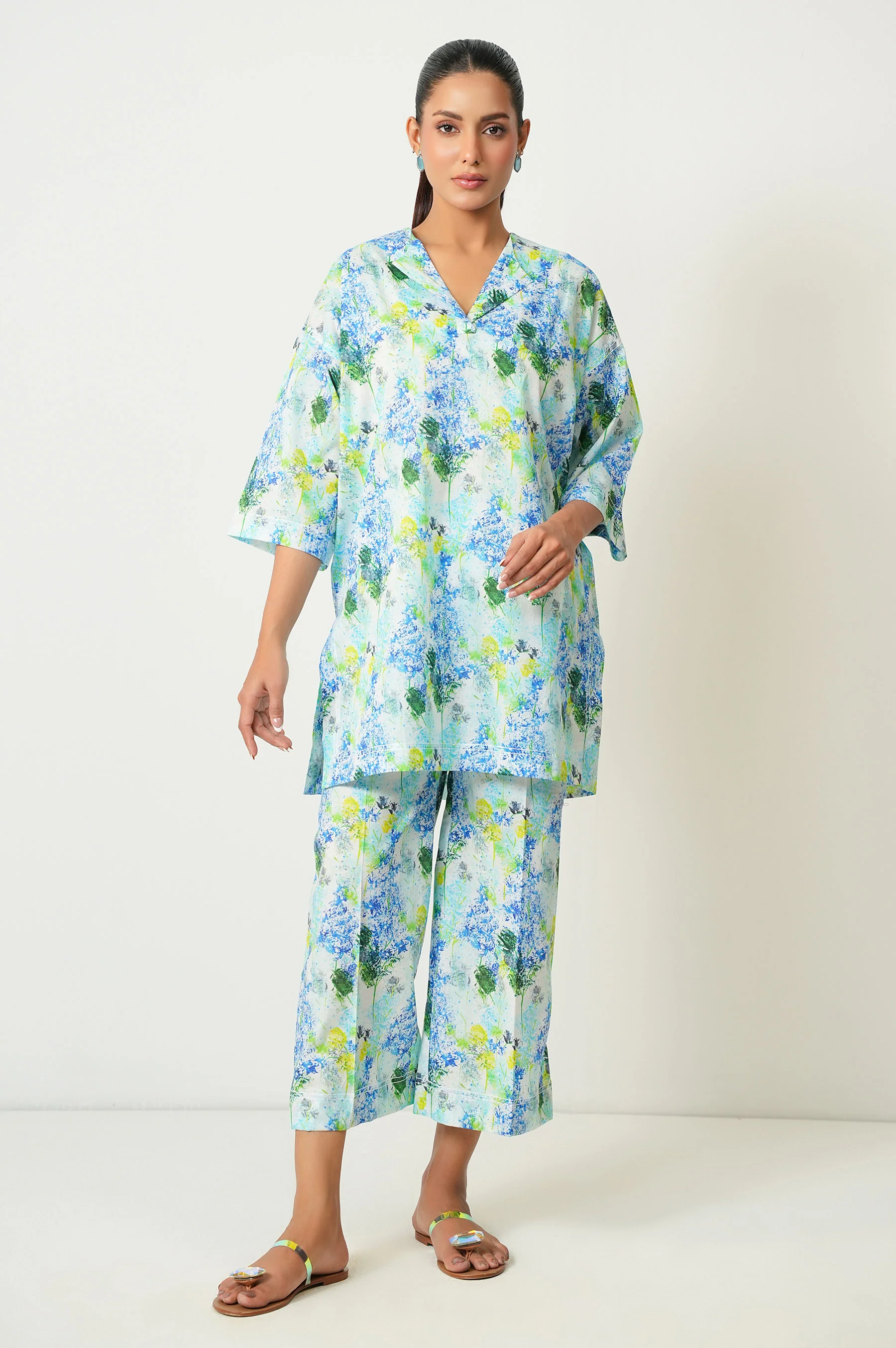 Stitched 2 Piece Digital Printed Lawn Suit - Image 6