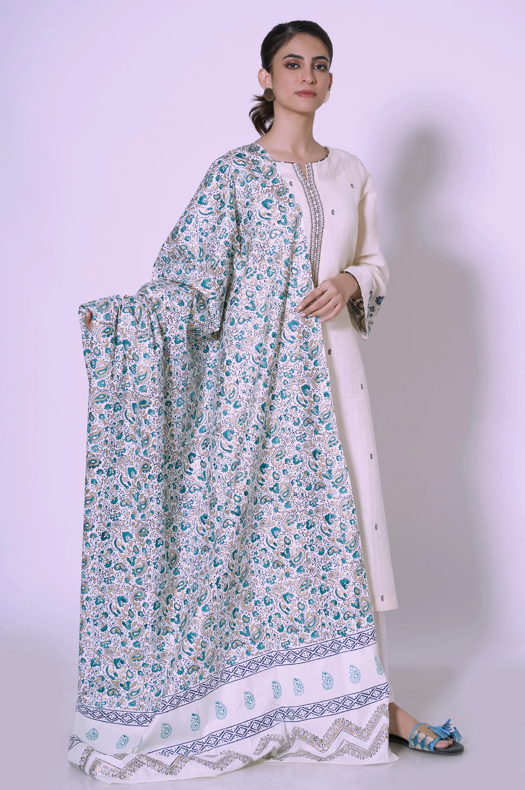 Stitched 2 Piece Dobby Suit - Image 2