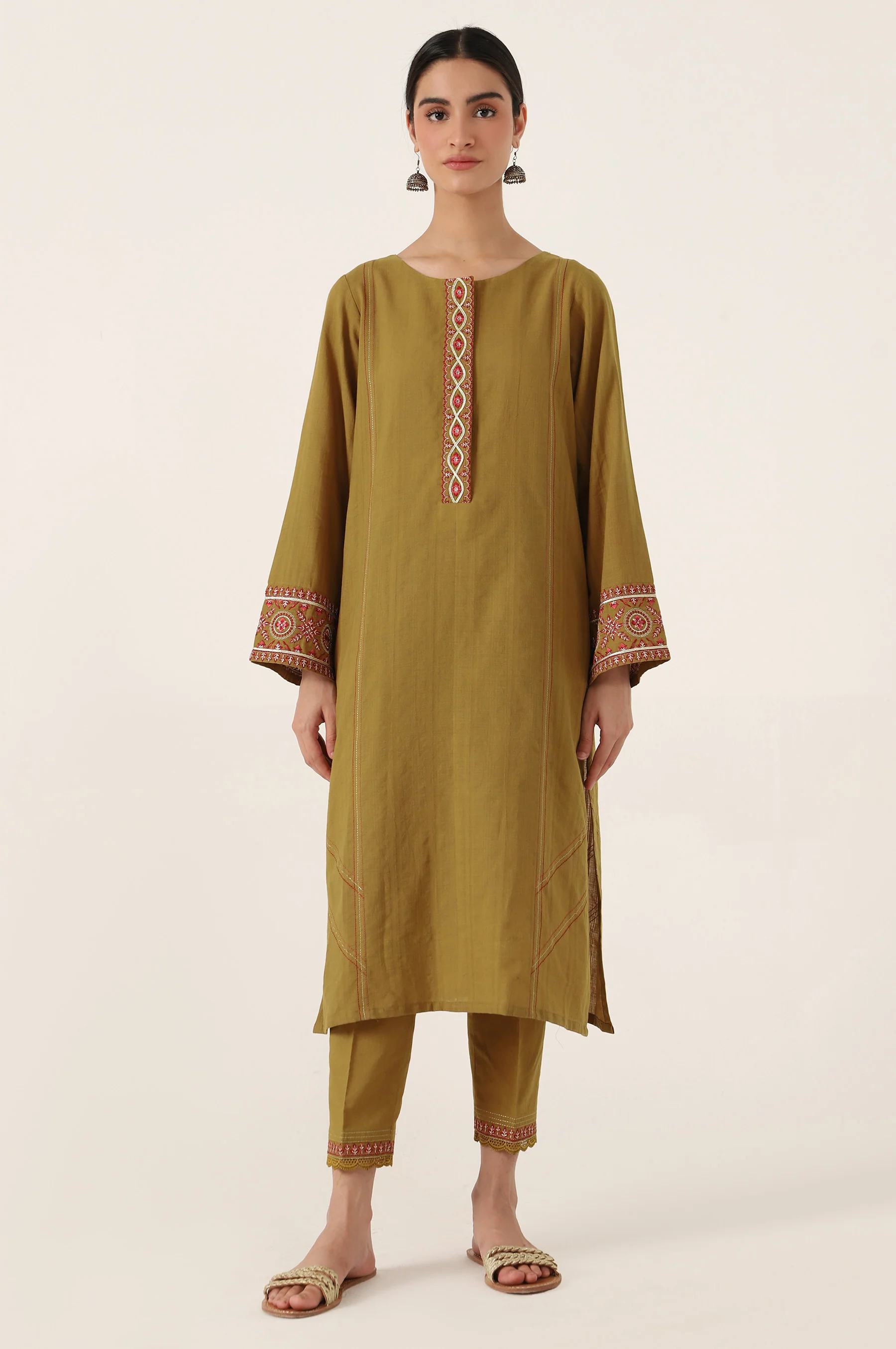 Stitched 2 Piece Doria Suit - Image 2