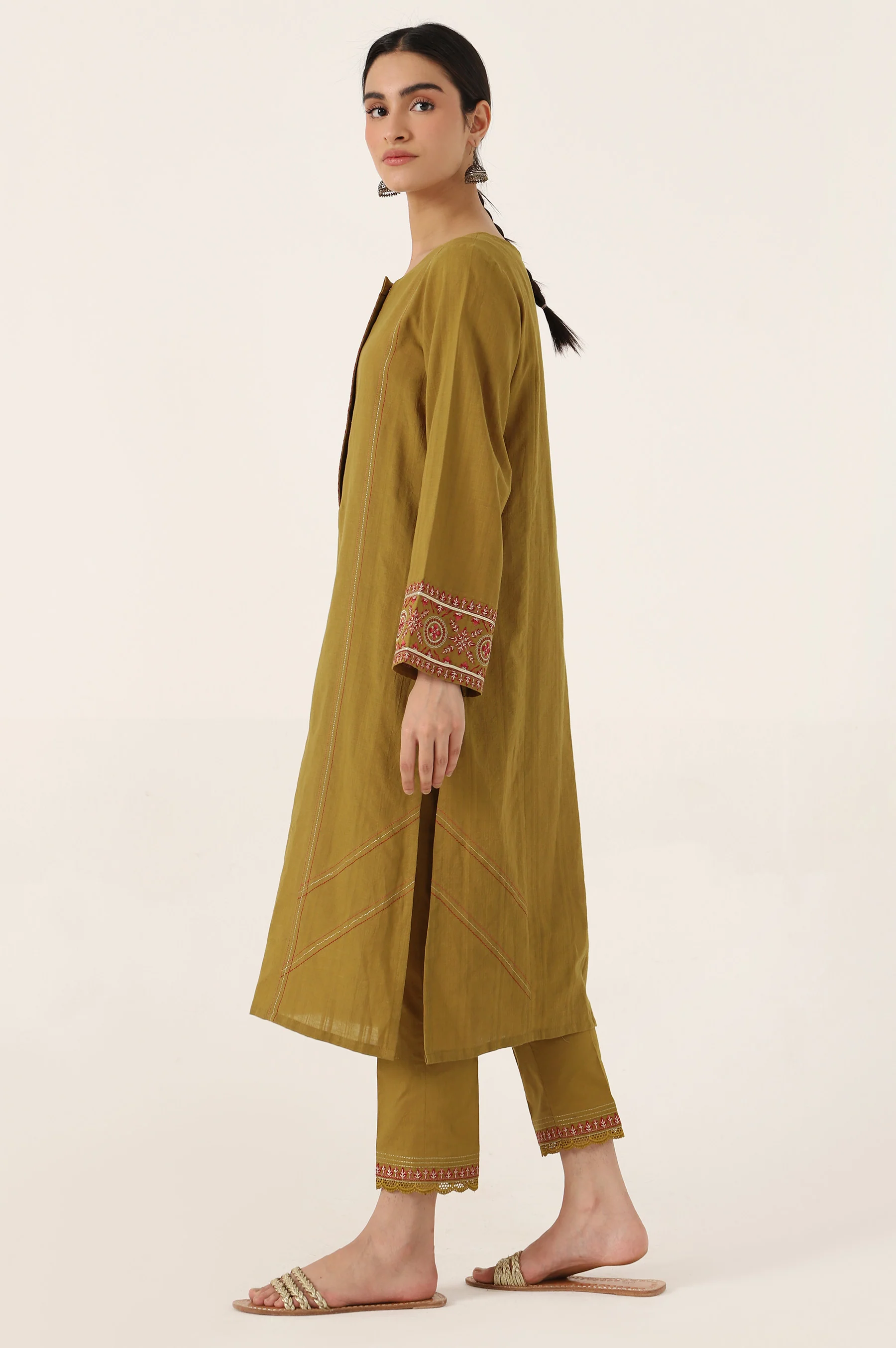 Stitched 2 Piece Doria Suit - Image 4