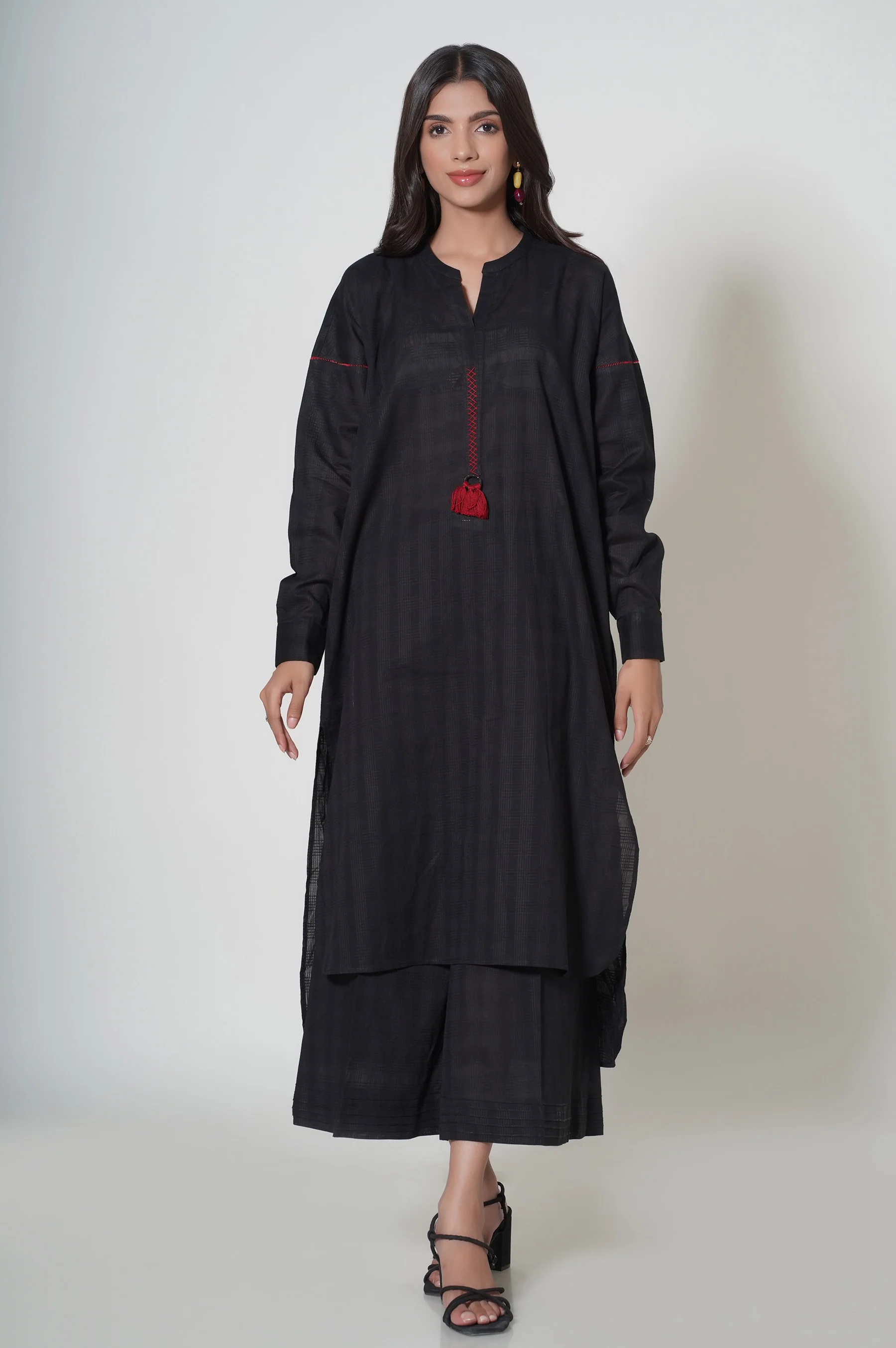 Stitched 2 Piece Dyed Cambric Suit