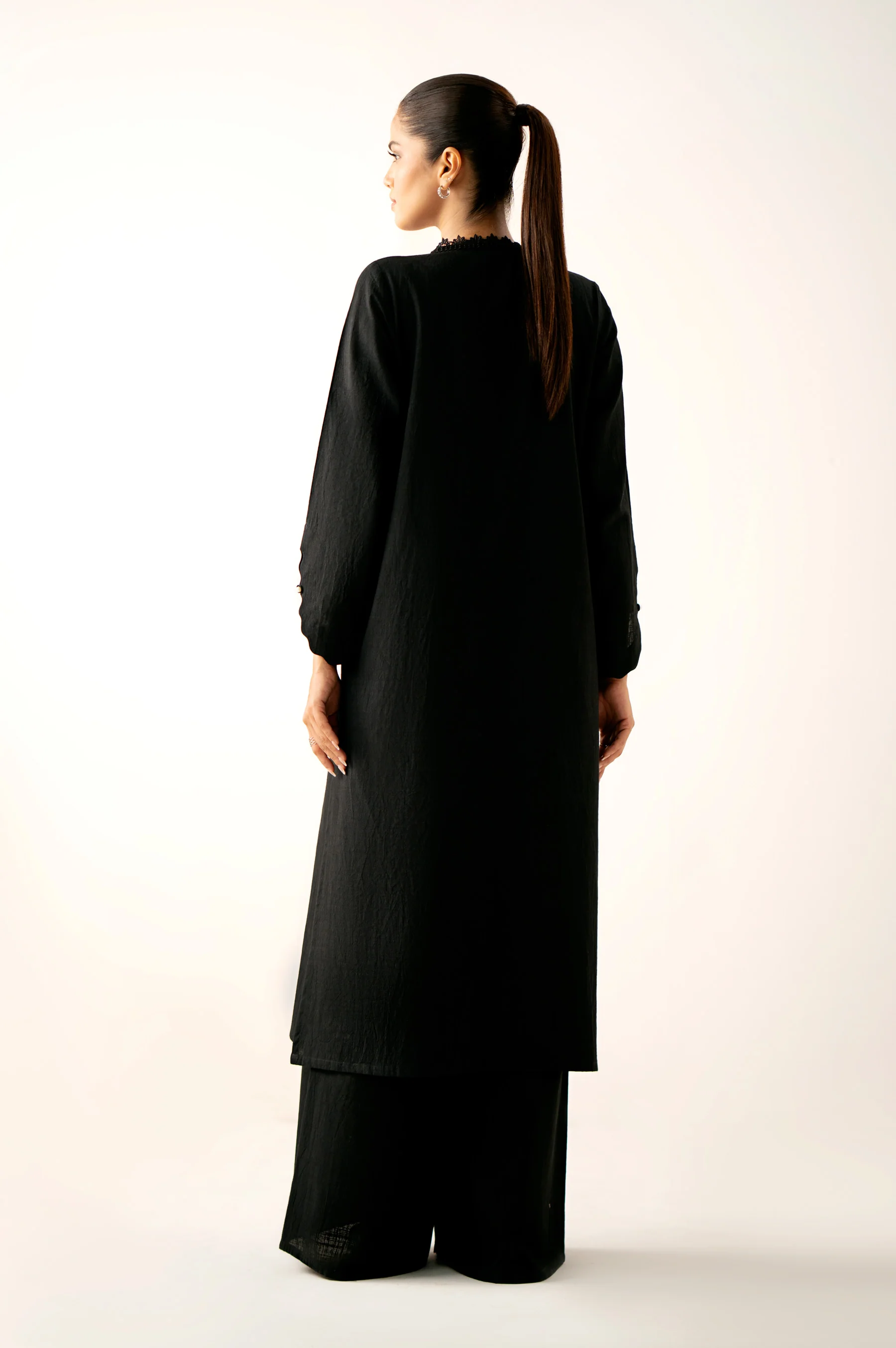 Stitched 2 Piece Embroidered Both Side Slub Suit - Image 6