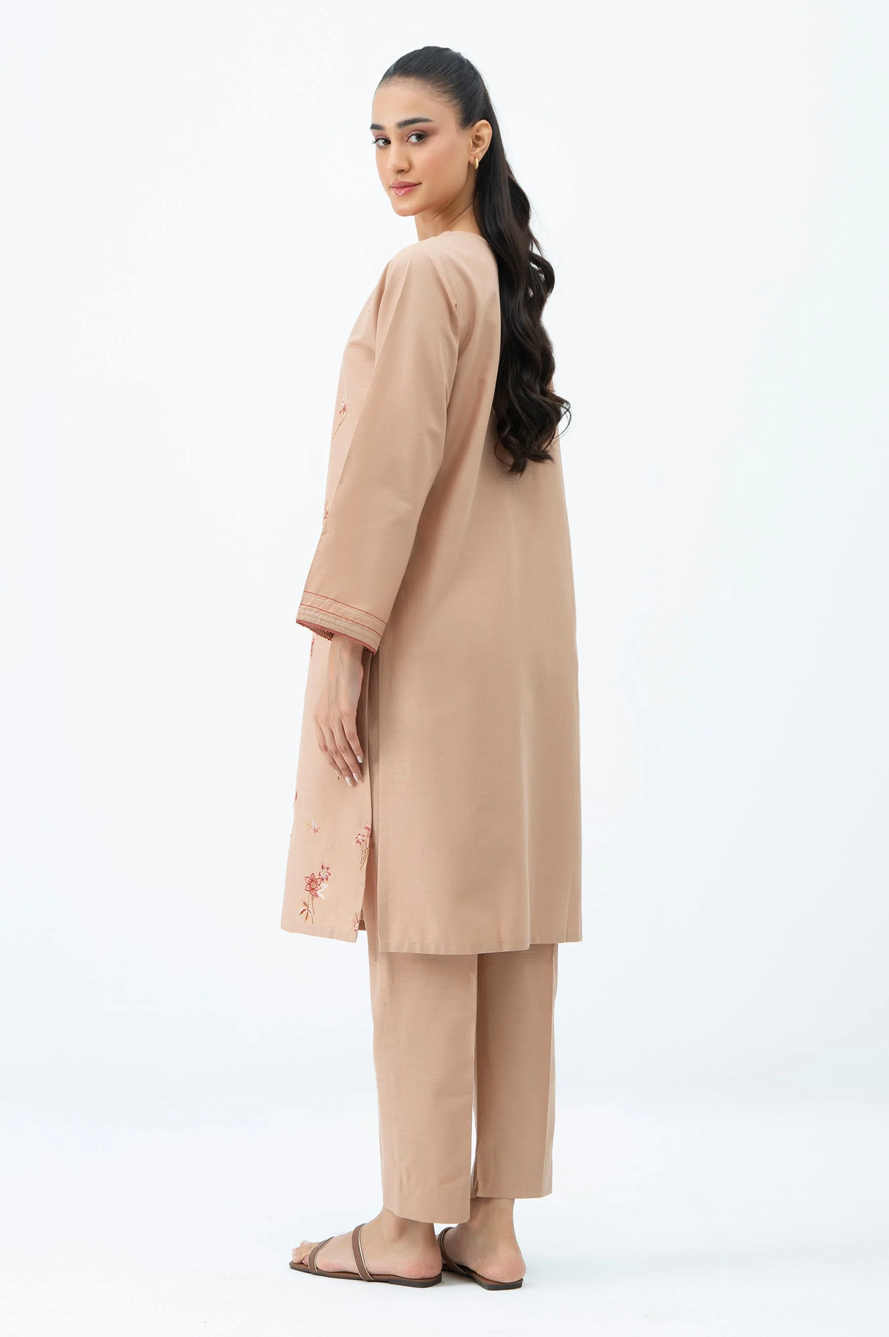STITCHED EMBROIDERED SHIRT BOTTOM (FACTORY E-OUTLET) - Image 4