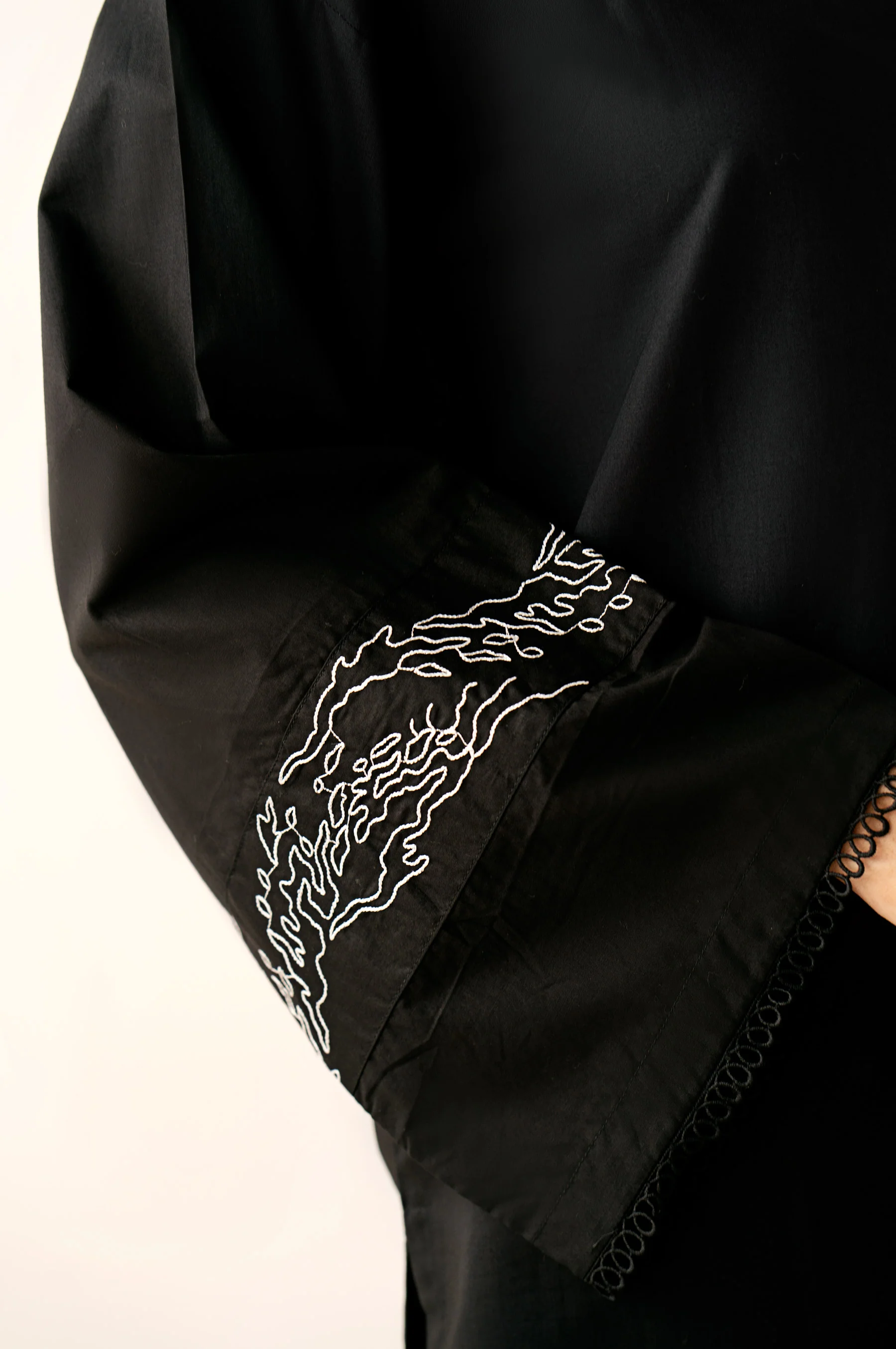Stitched 2 Piece Embroidered Cambric Suit - Image 6