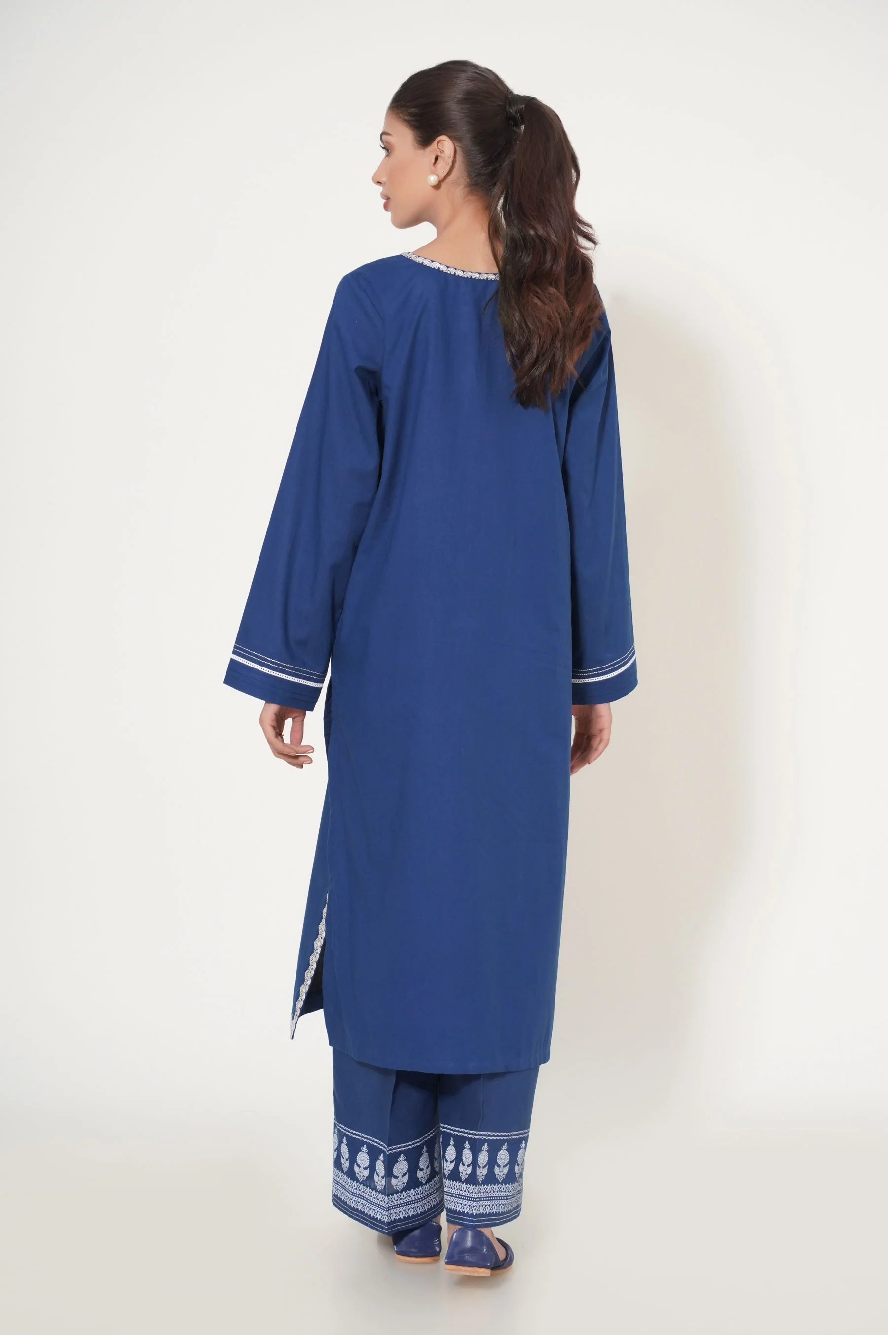 Stitched 2 Piece Embroidered Cambric - Image 5