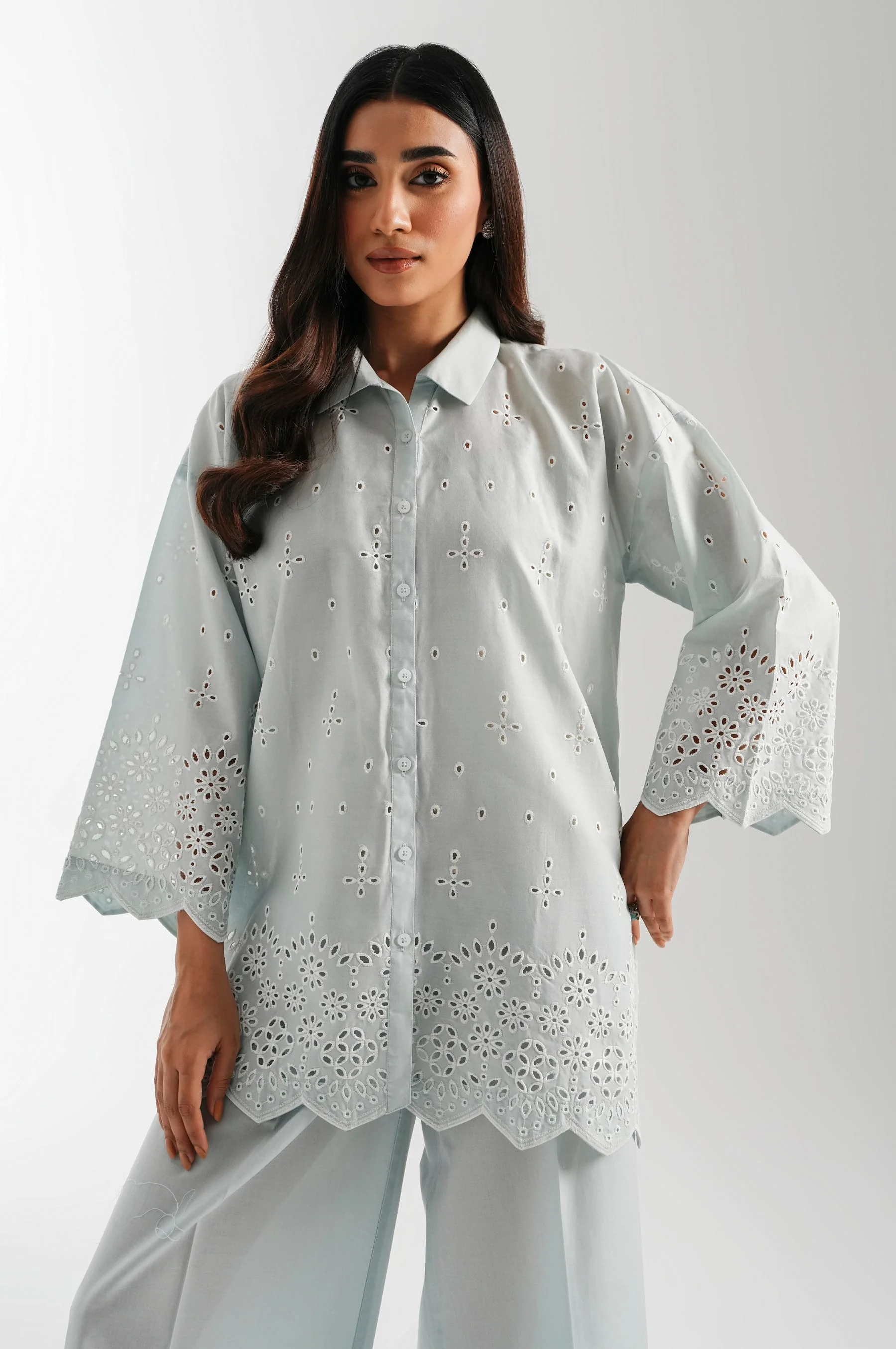 STITCHED CHIKANKARI SUIT (FACTORY E-OUTLET) - Image 5