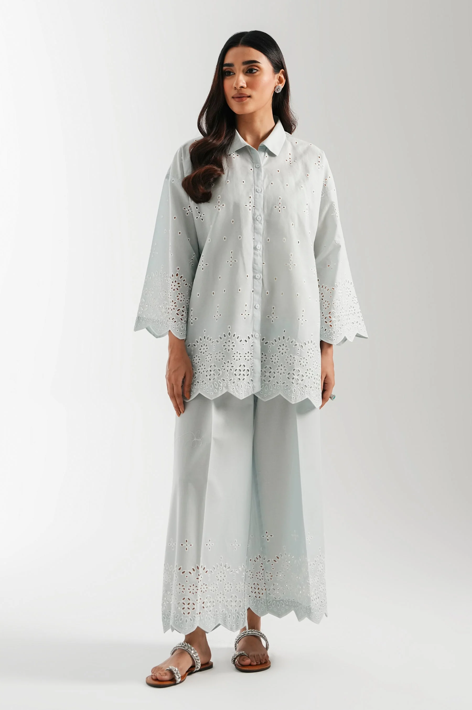 STITCHED CHIKANKARI SUIT (FACTORY E-OUTLET) - Image 6