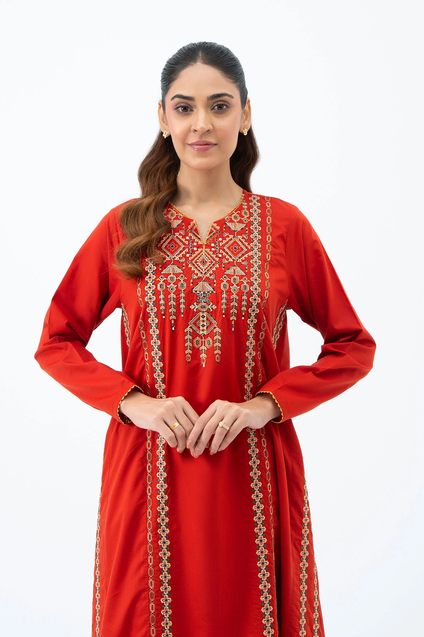 STITCHED EMBROIDERED SHIRT BOTTOM (FACTORY E-OUTLET) - Image 6