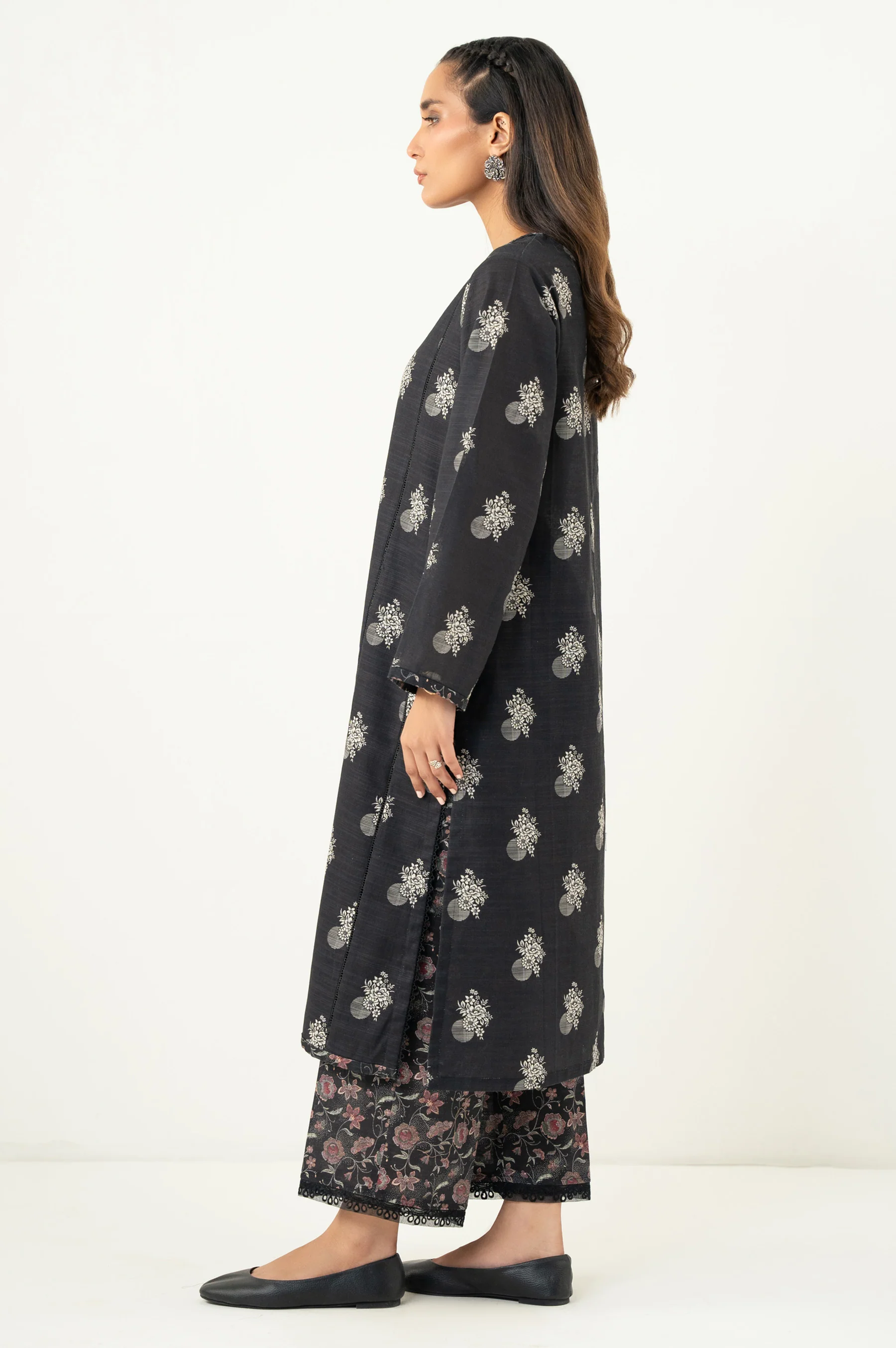 STITCHED PRINTED SHIRT BOTTOM - Image 5