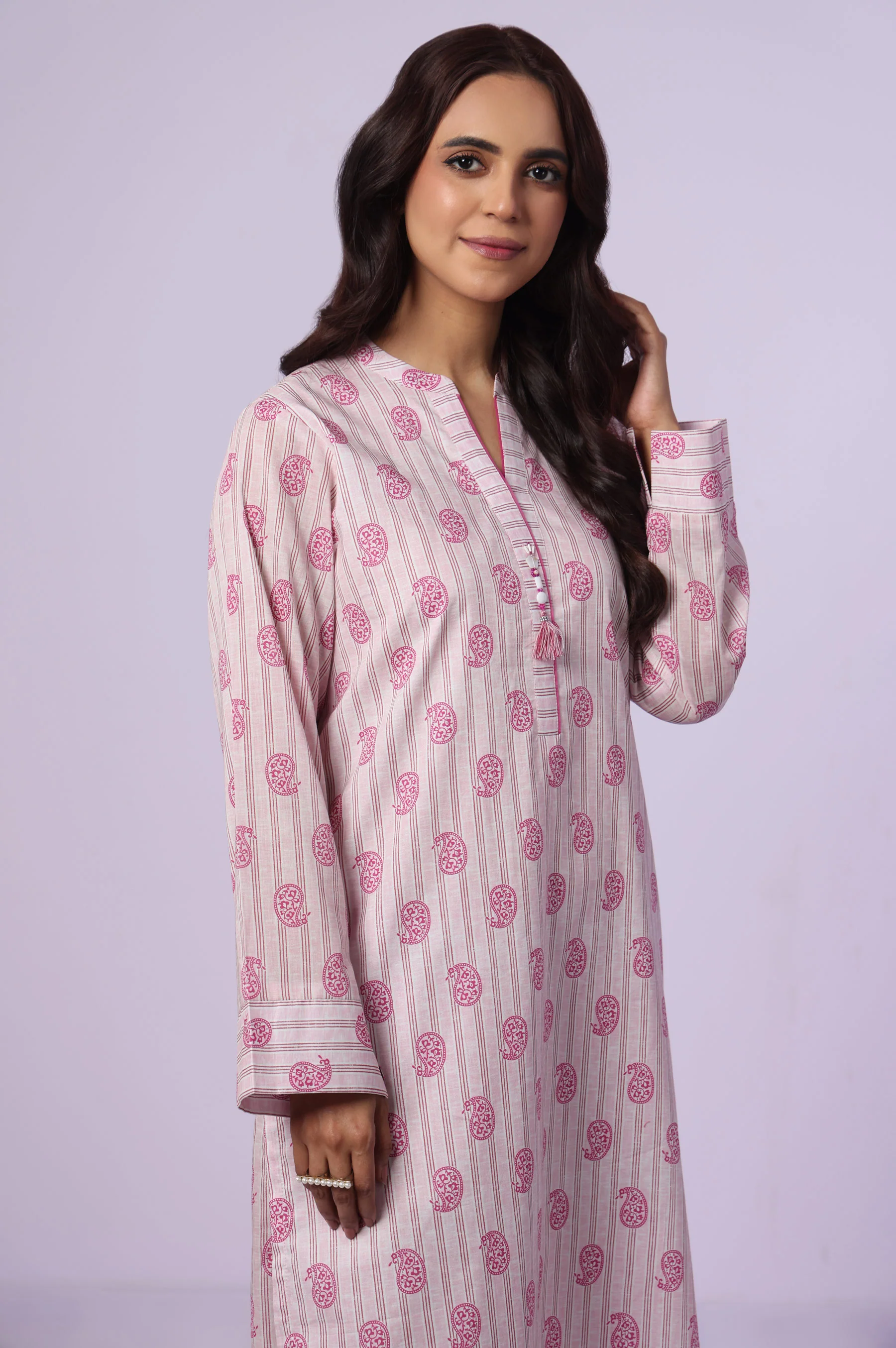 Stitched 2 Piece Printed Lawn Suit - Image 2
