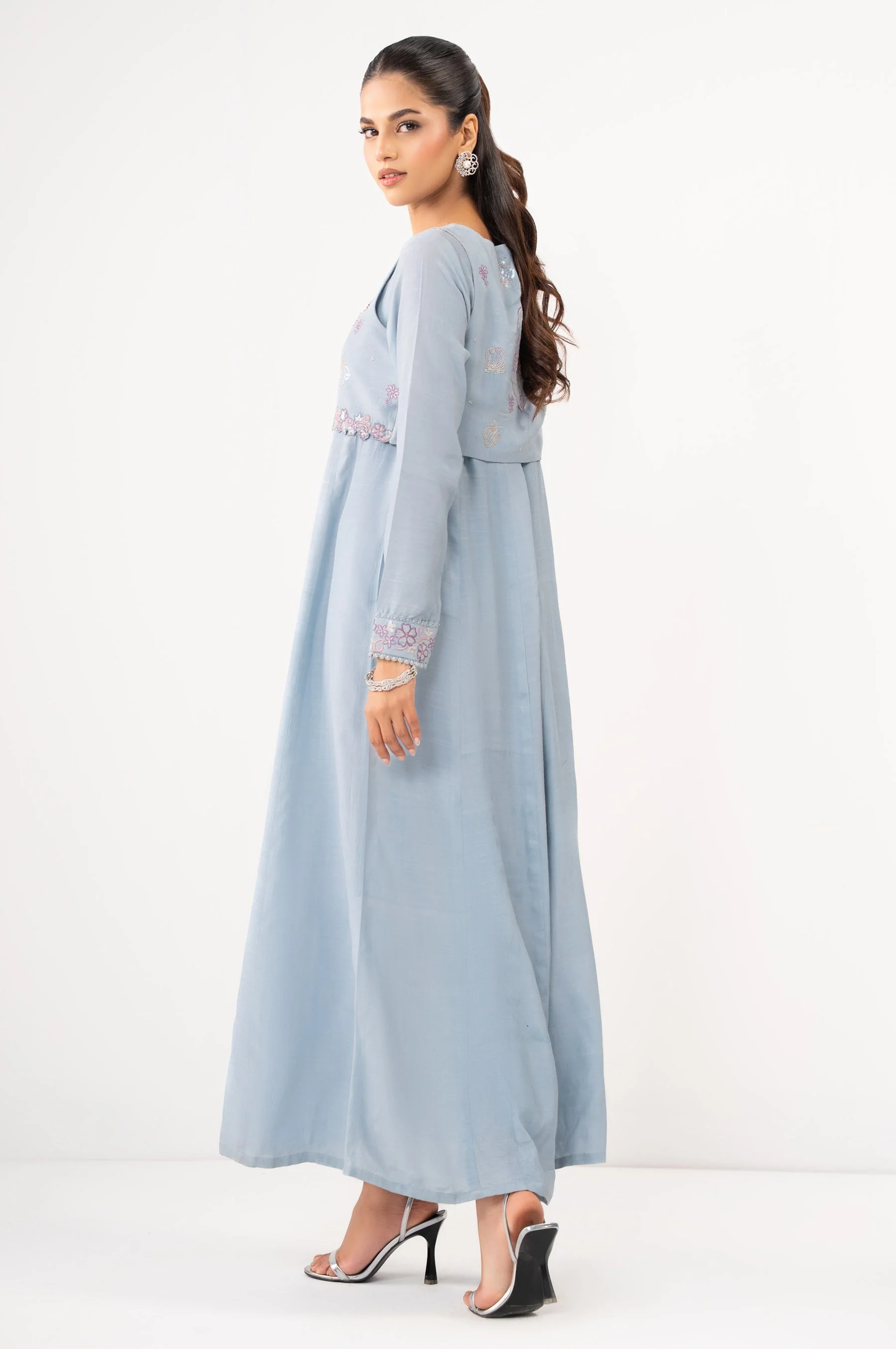 STITCHED EMBROIDERED SHIRT & BOTTOM (FACTORY E-OUTLET) - Image 5