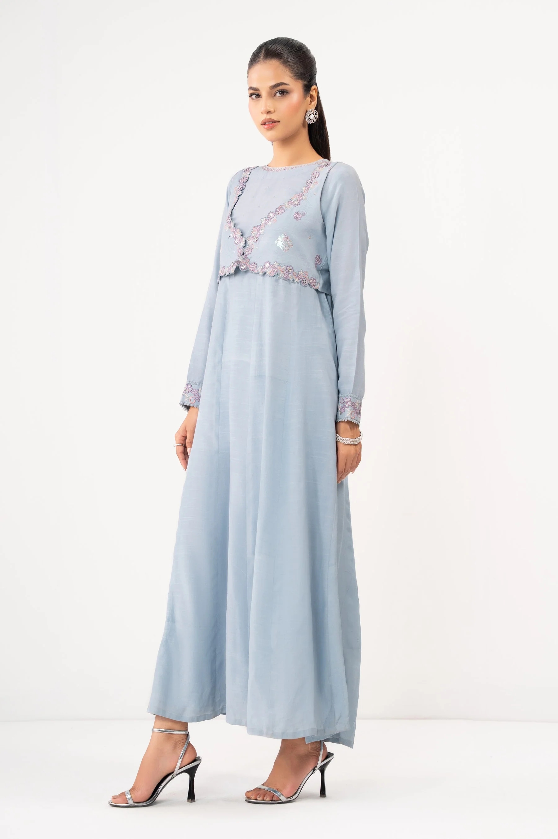 STITCHED EMBROIDERED SHIRT & BOTTOM (FACTORY E-OUTLET) - Image 6