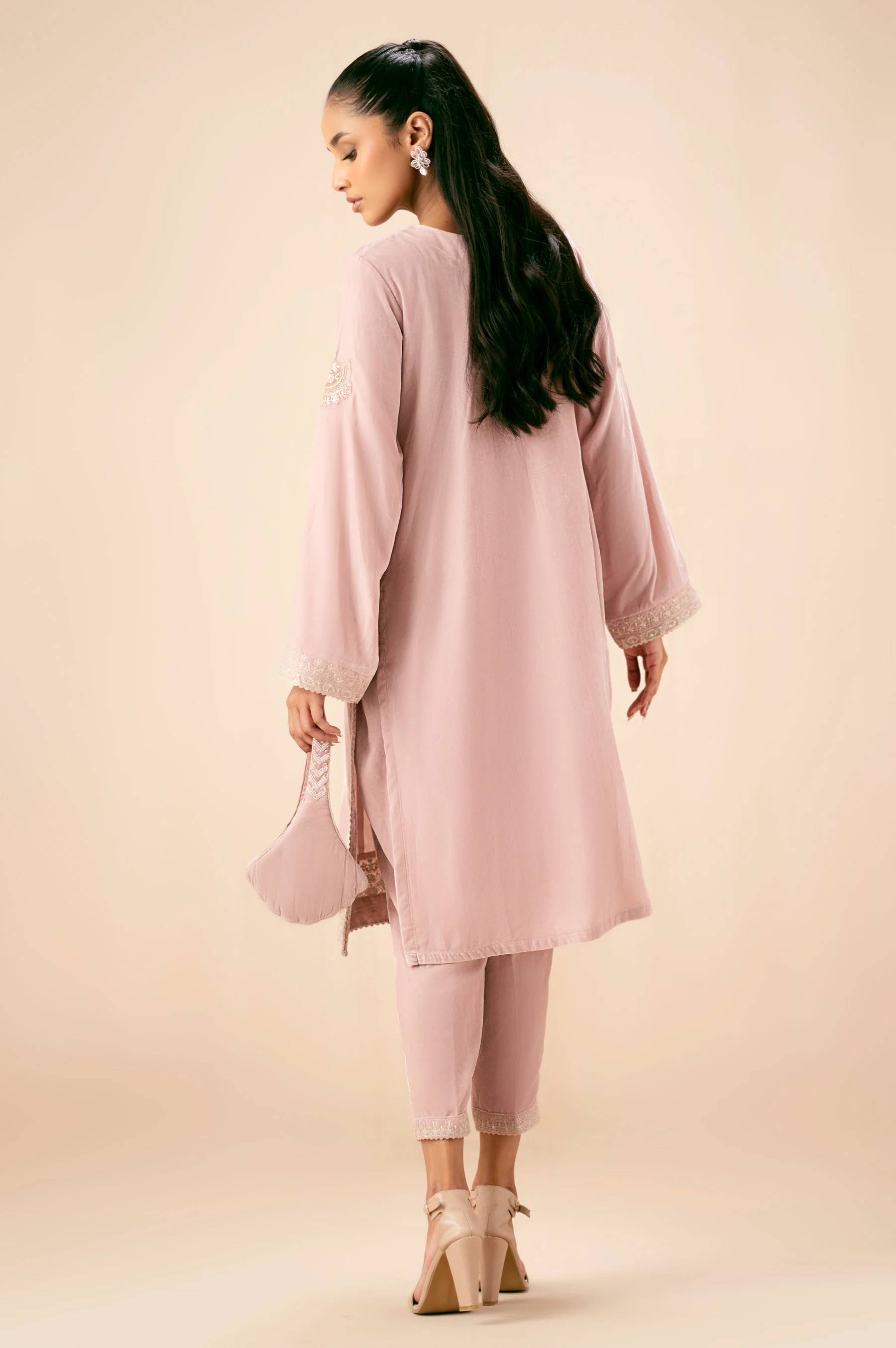 STITCHED EMBROIDERED SHIRT BOTTOM - Image 6