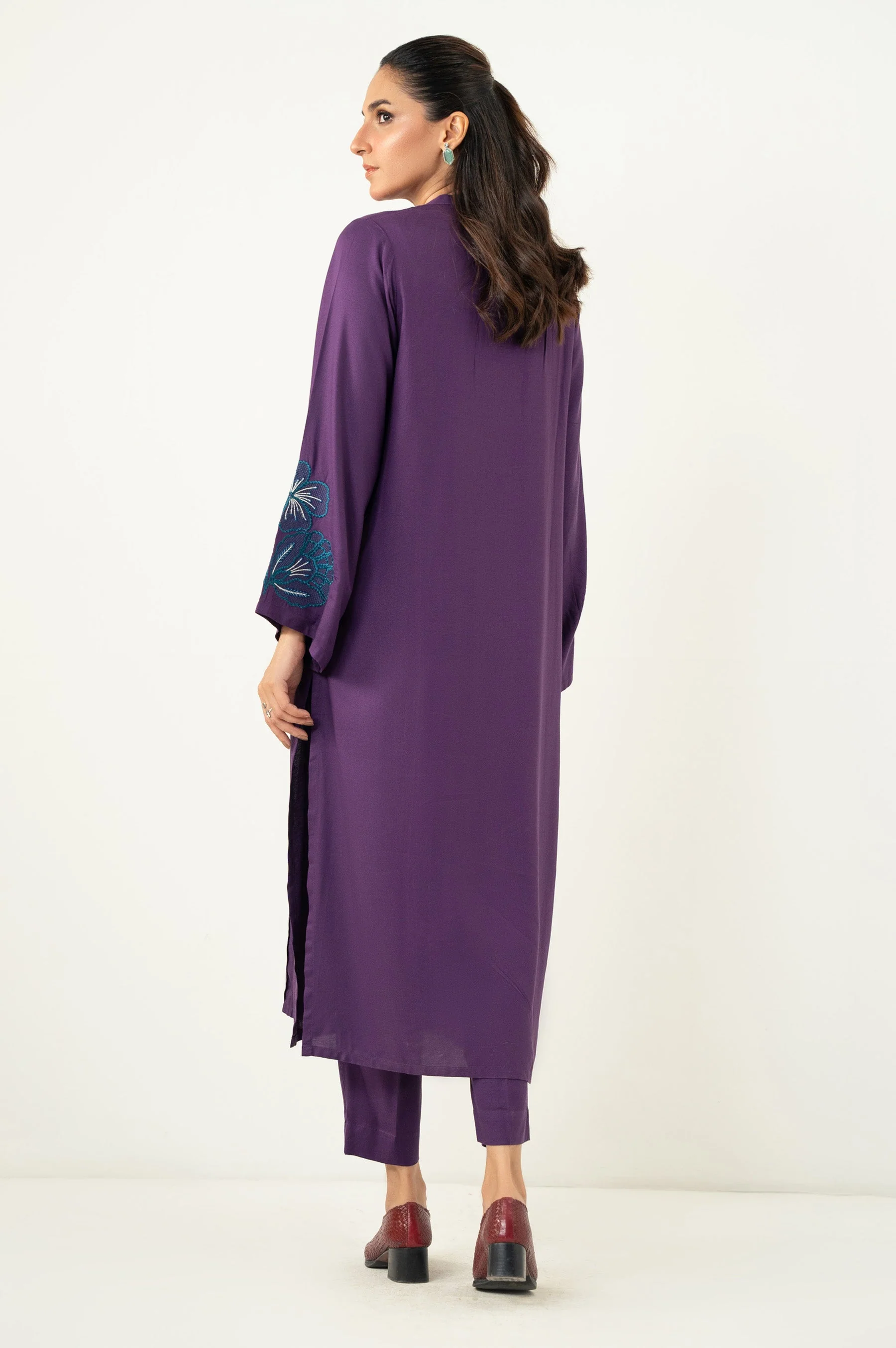 STITCHED EMBROIDERED SHIRT BOTTOM (FACTORY E-OUTLET) - Image 4