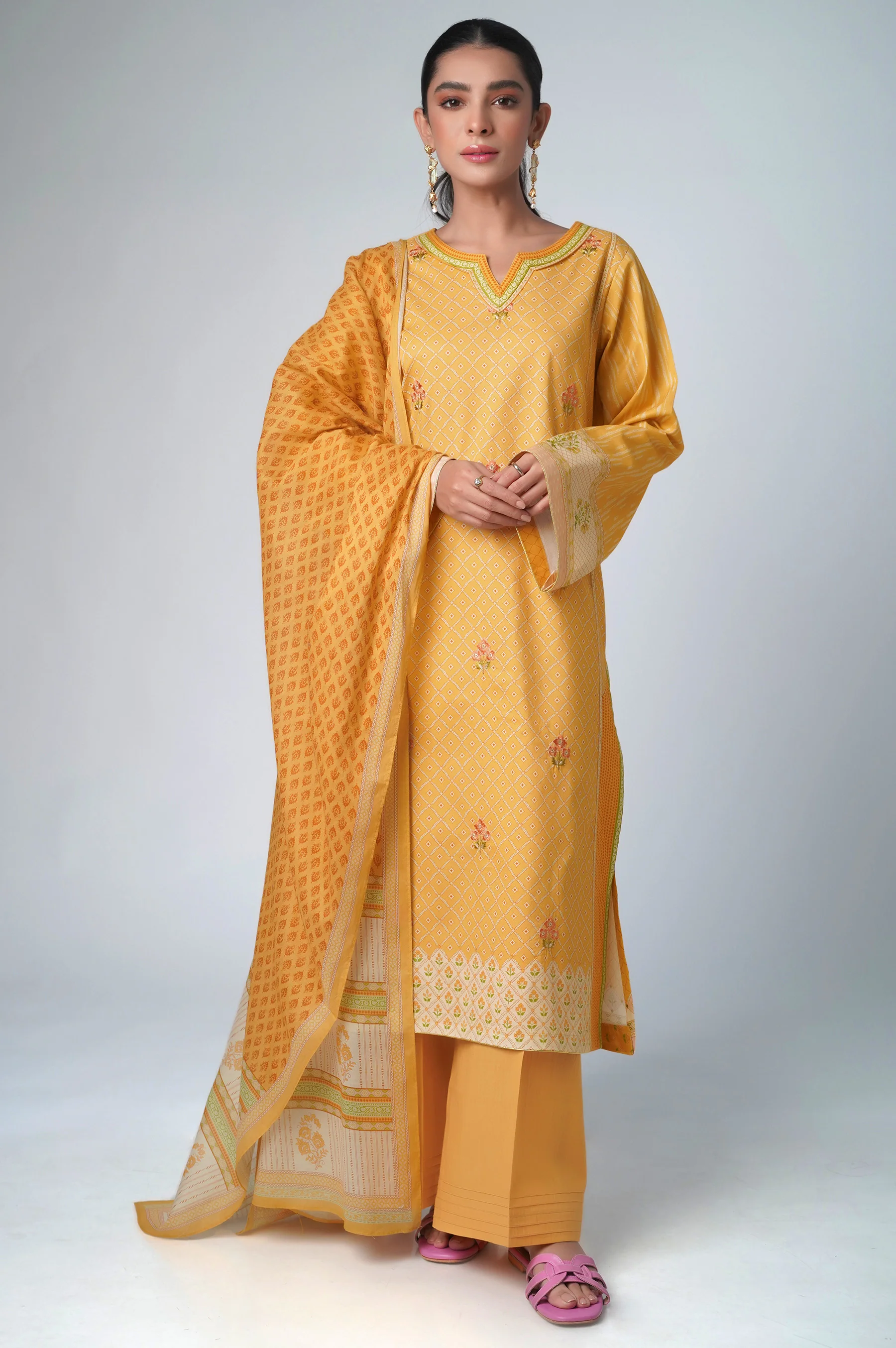 Stitched 2 Piece Printed Lawn - Image 4