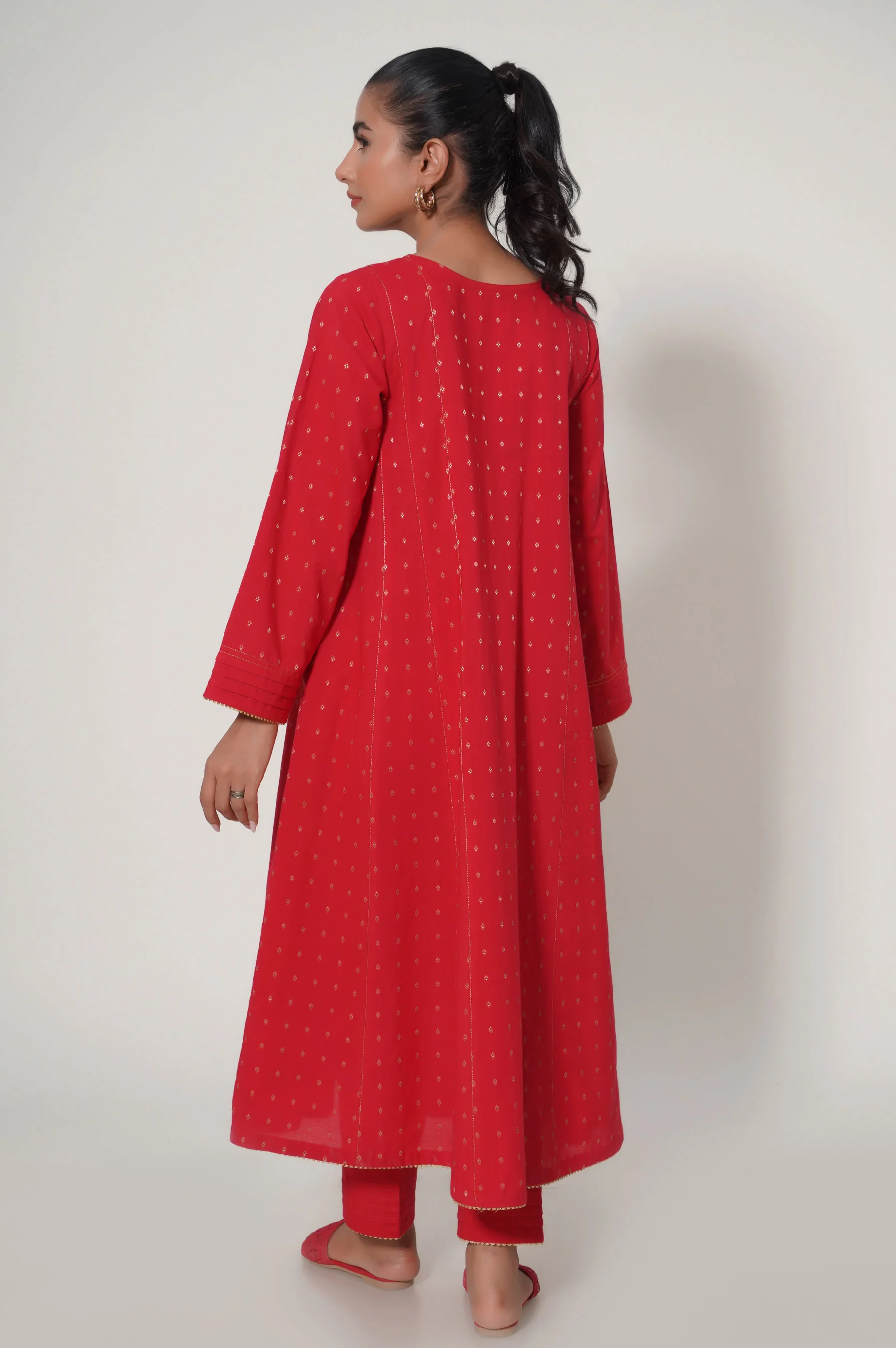 Stitched 2 Piece Masuri Jacquard Suit - Image 2
