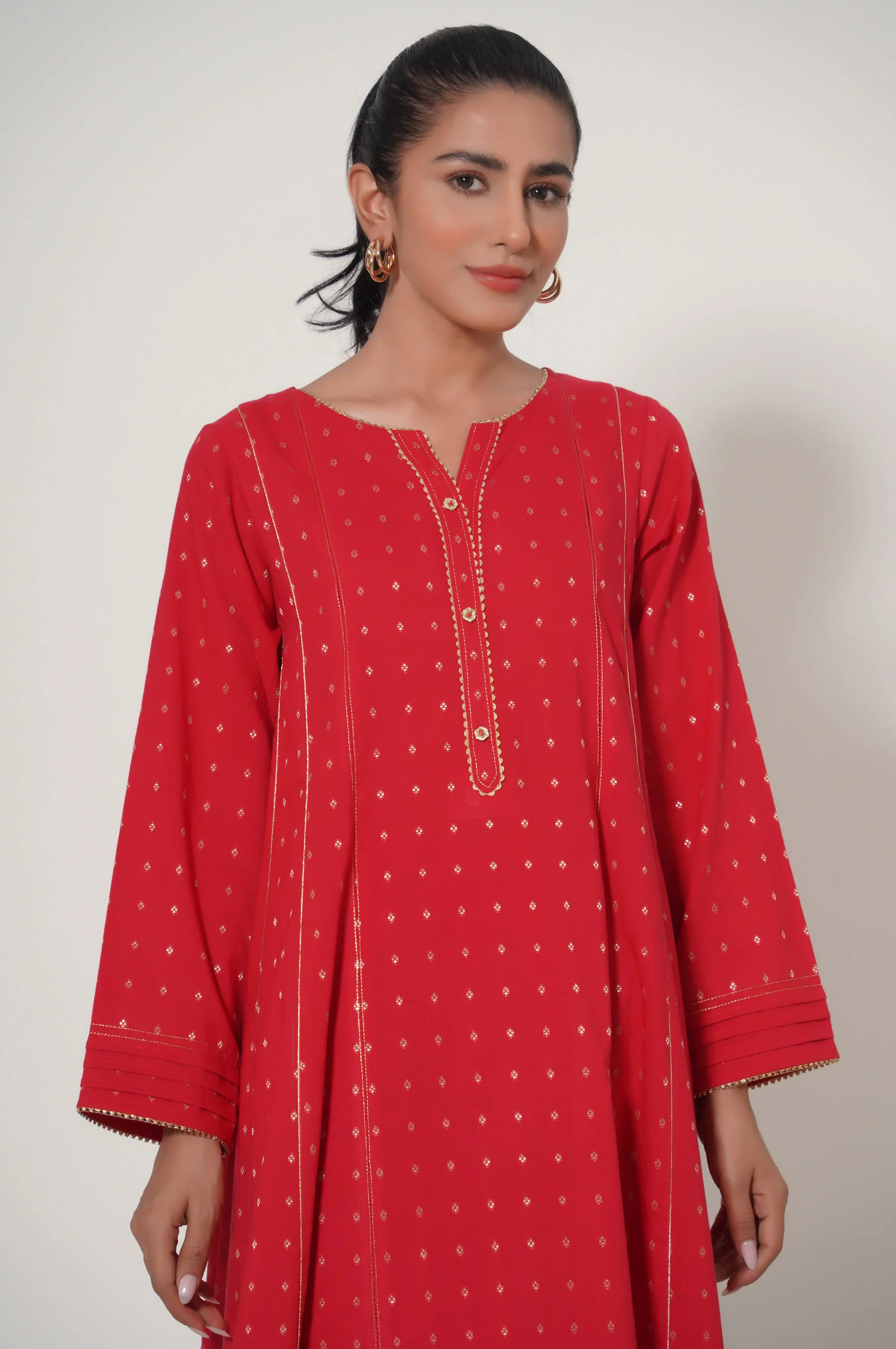 Stitched 2 Piece Masuri Jacquard Suit - Image 3