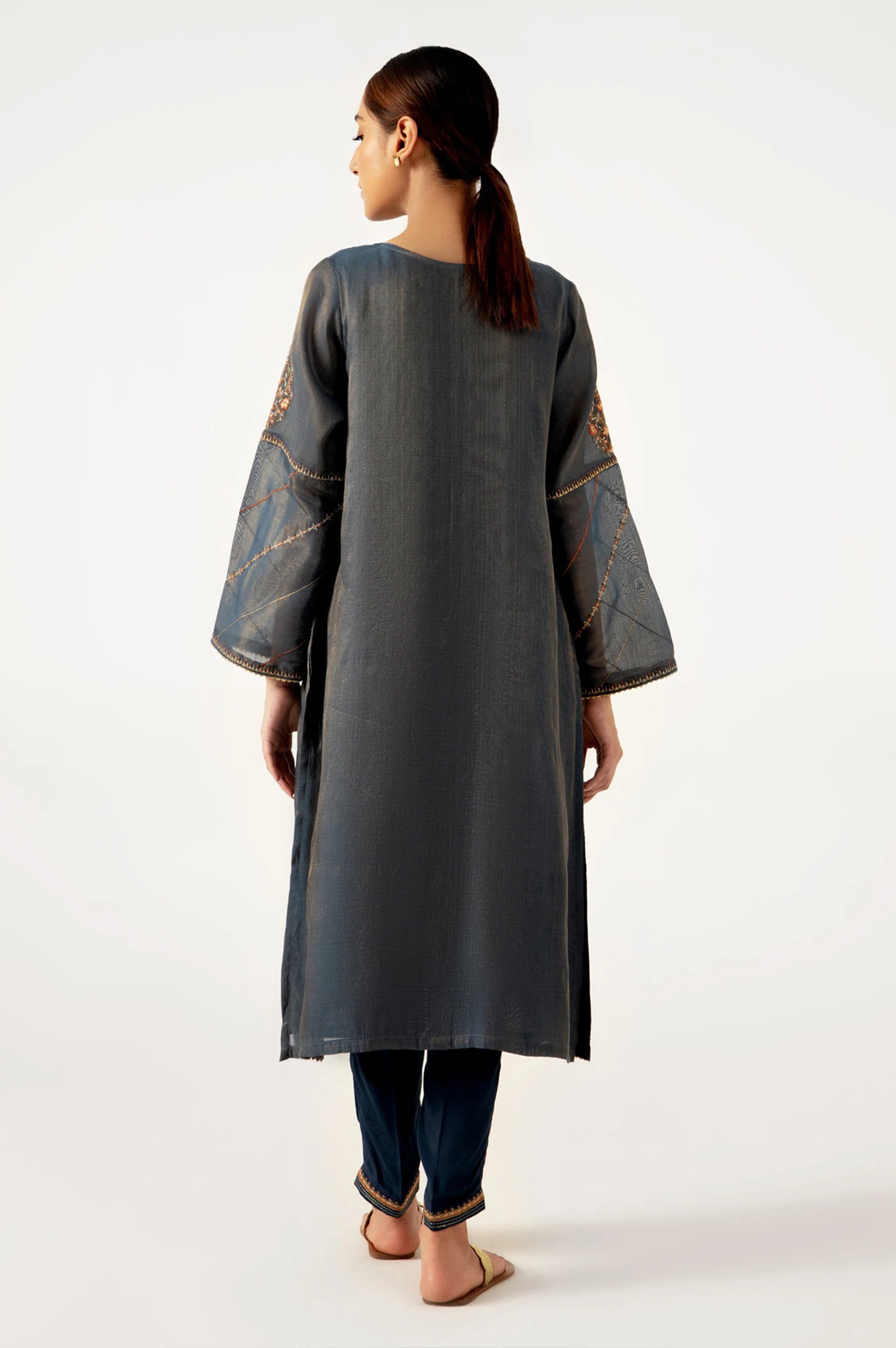 Stitched 2 Piece Mysuri Embroidered Outfit - Image 5