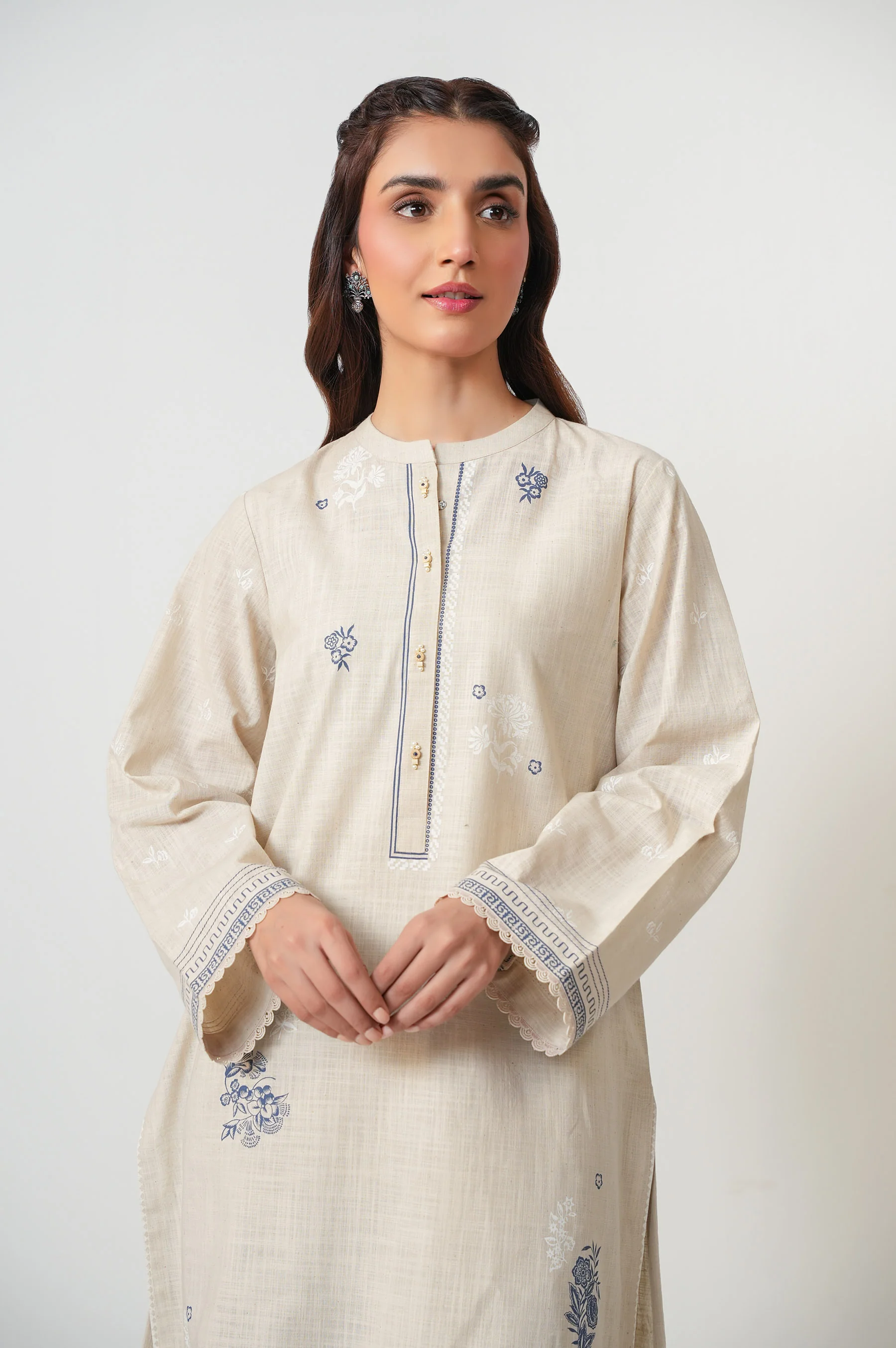 STITCHED PRINTED SHIRT BOTTOM - Image 4