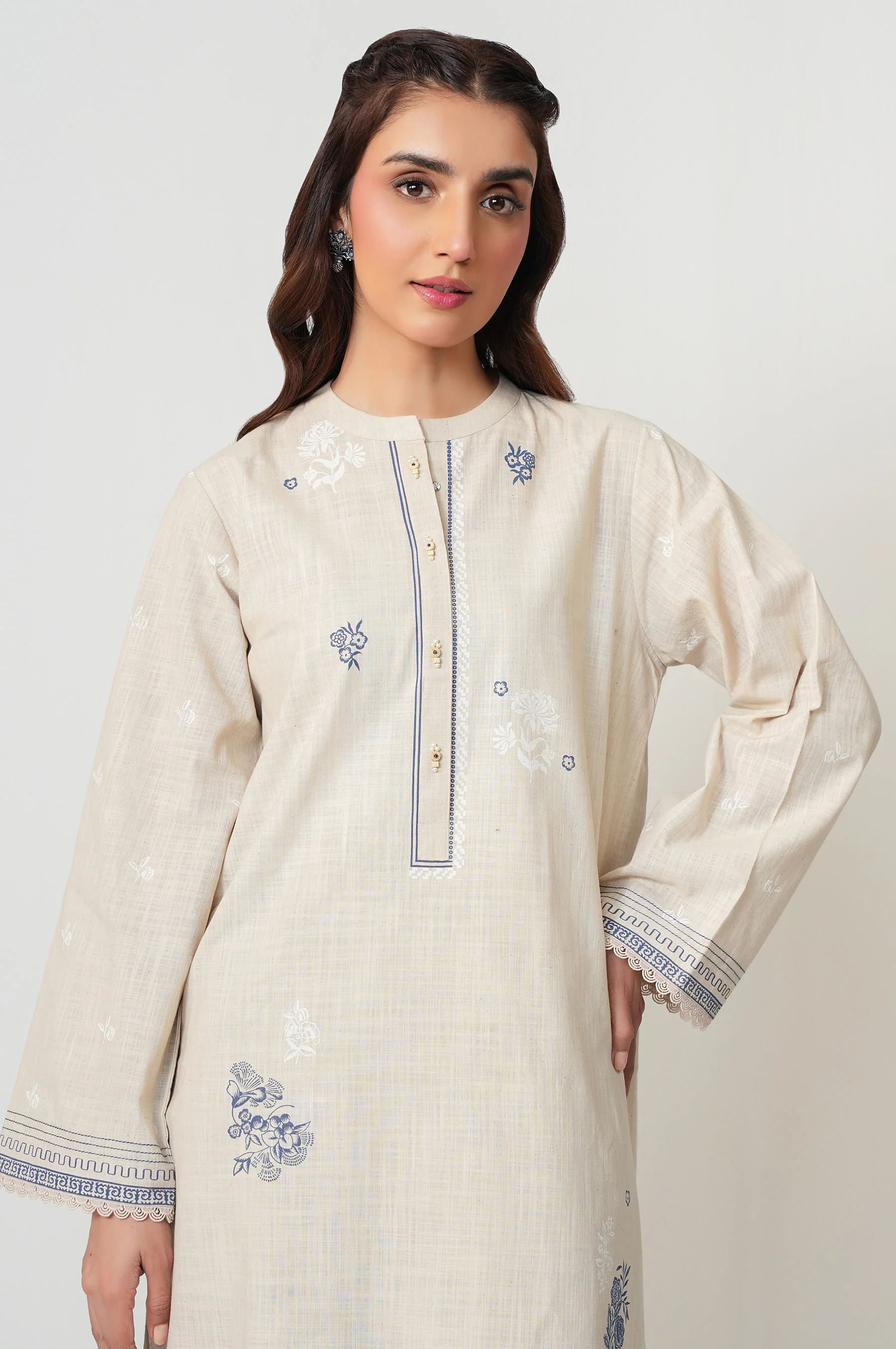 STITCHED PRINTED SHIRT BOTTOM - Image 6