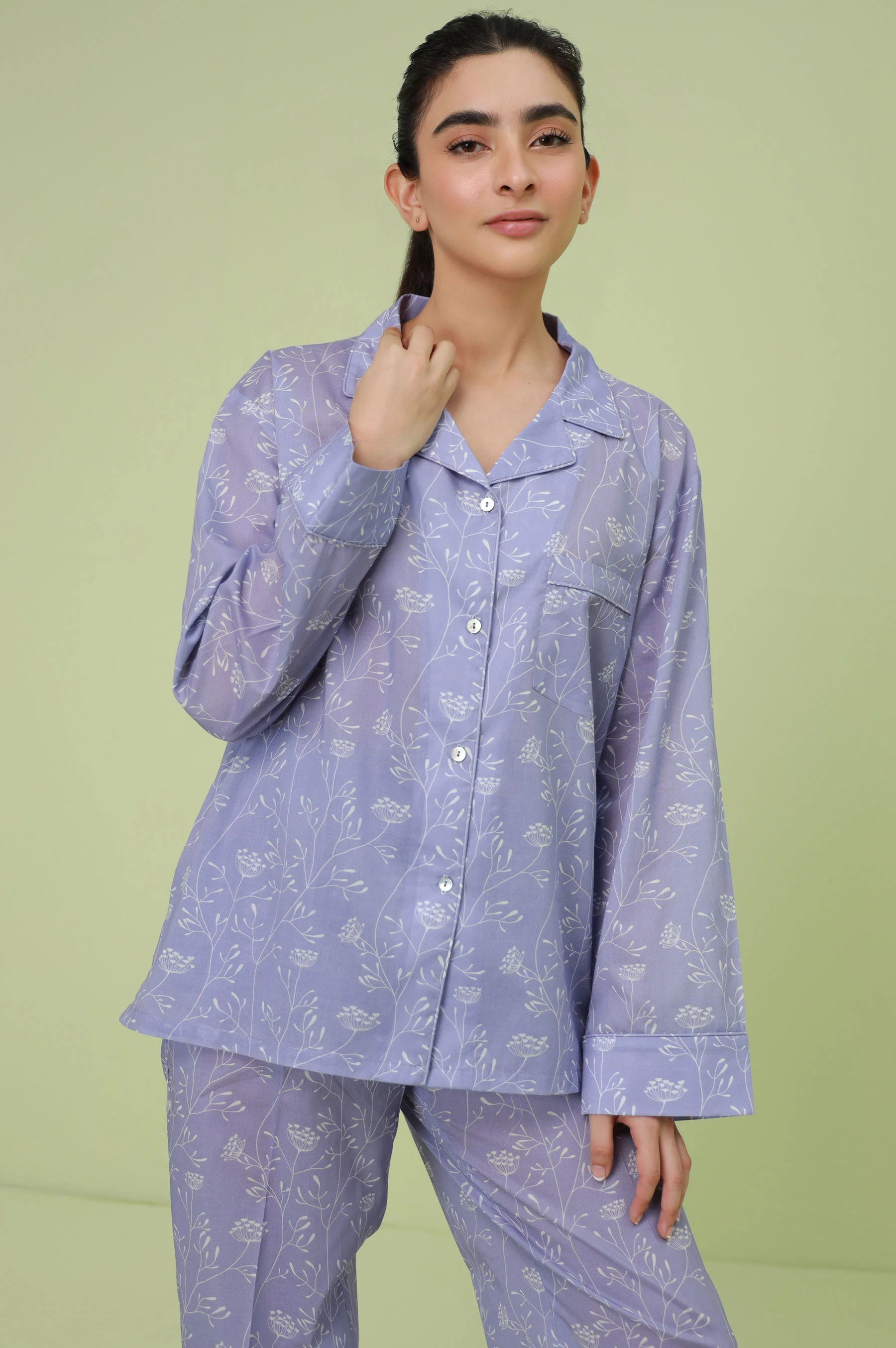 2 Piece PJ Set - Purple - Image 3