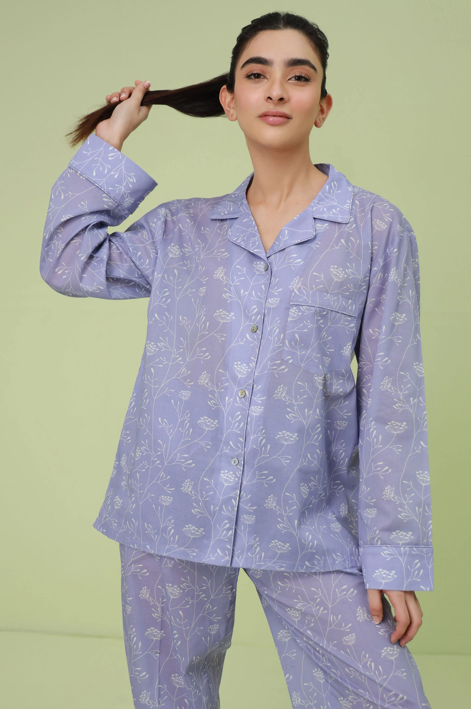 2 Piece PJ Set - Purple - Image 4