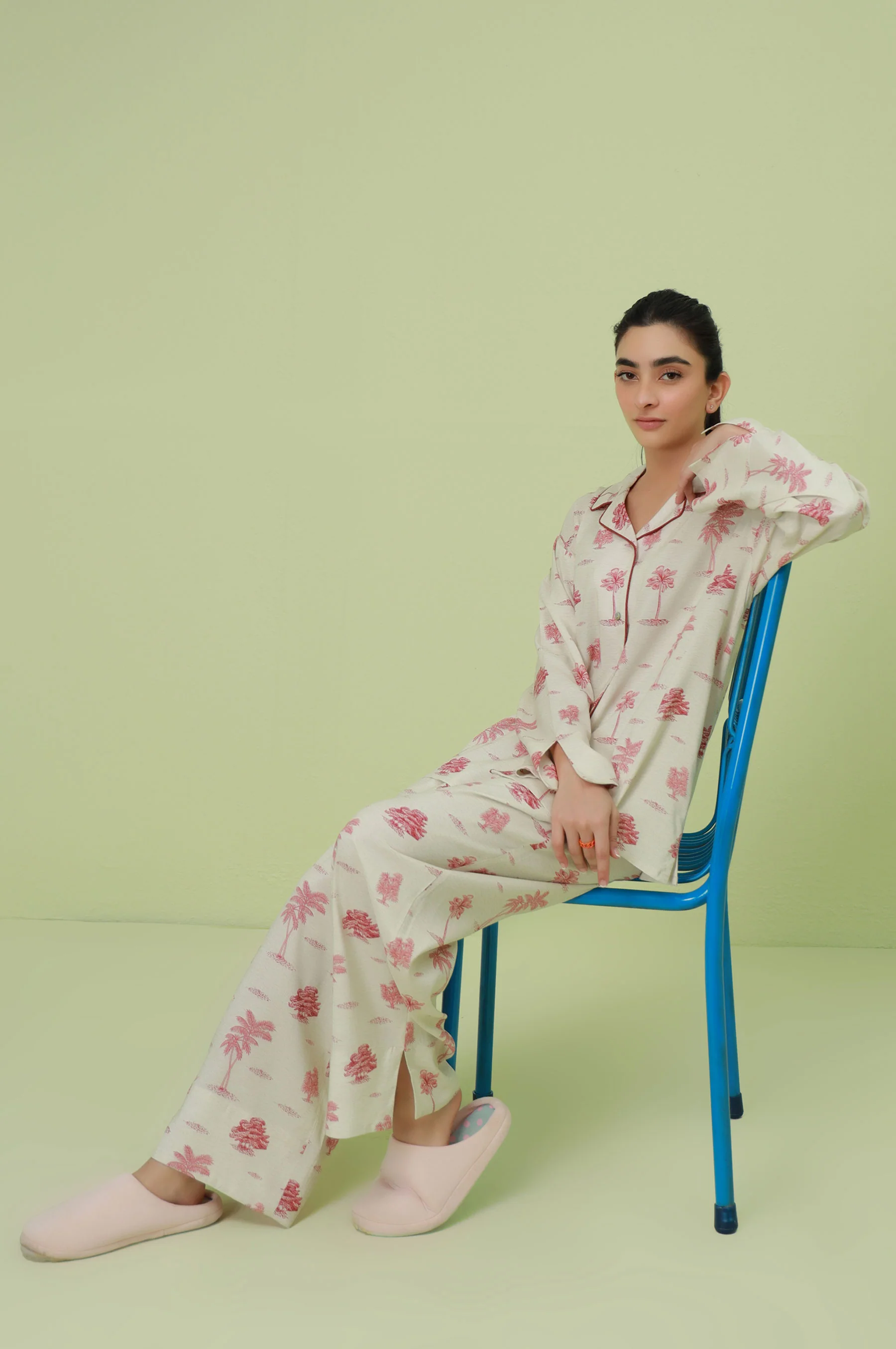 2 Piece PJ Set - Red - Image 2