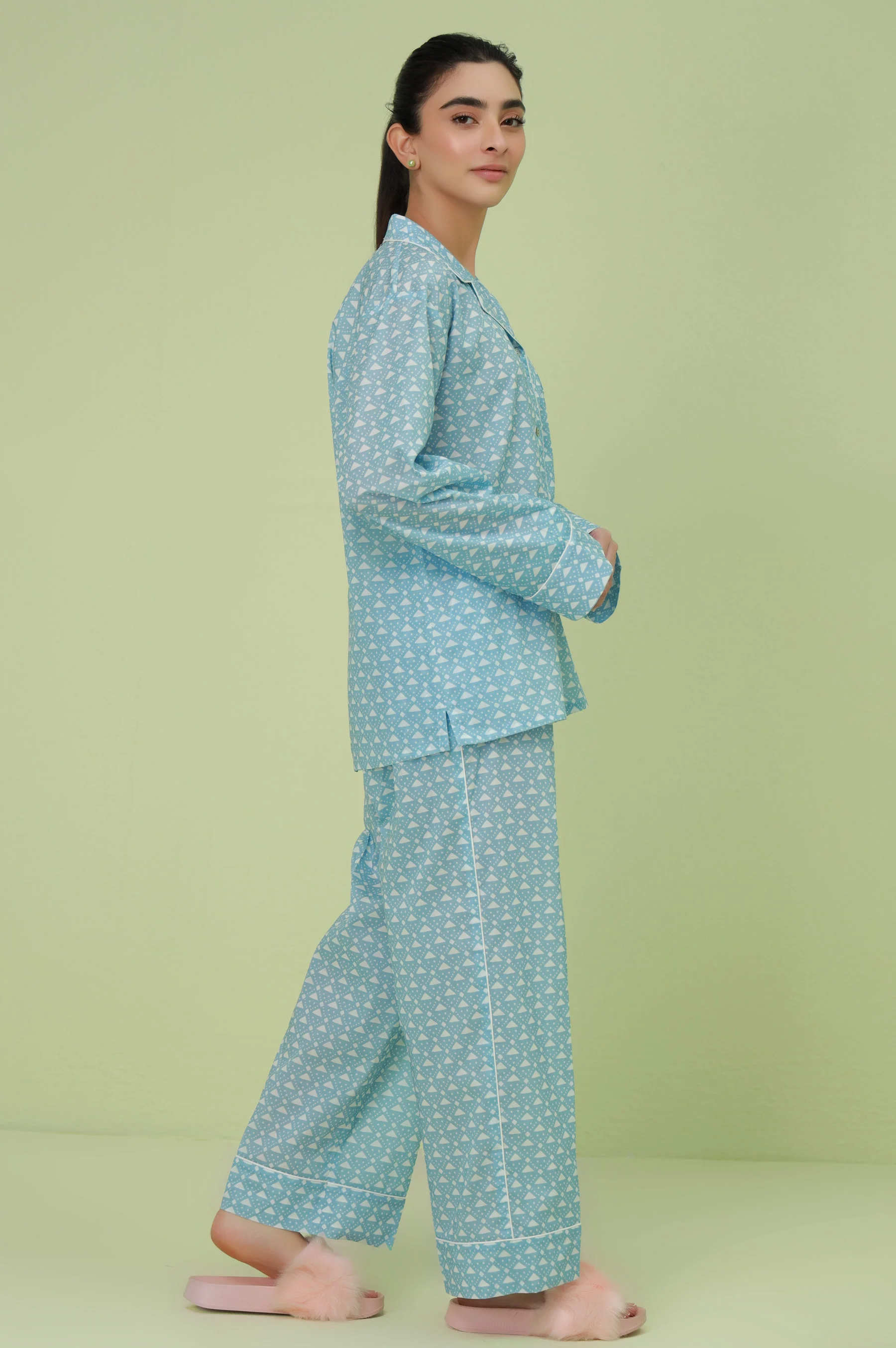 2 Piece PJ Set - Sky Blue - Image 5