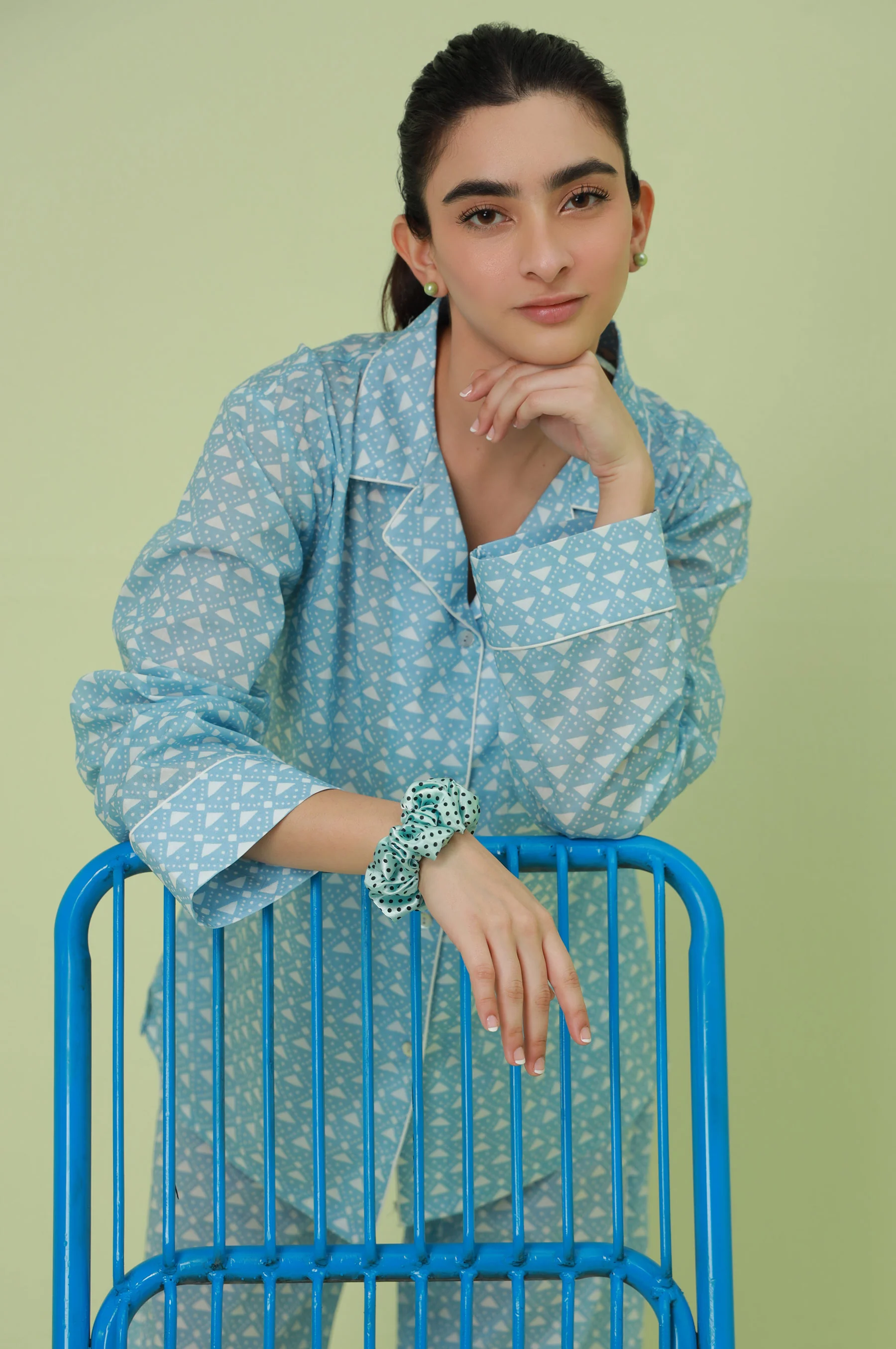 2 Piece PJ Set - Sky Blue - Image 6