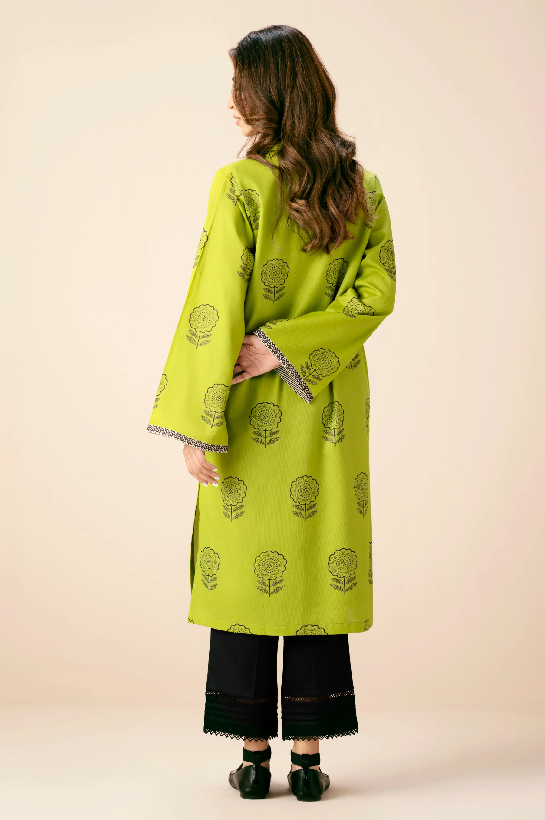 STITCHED PRINTED SHIRT BOTTOM - Image 5