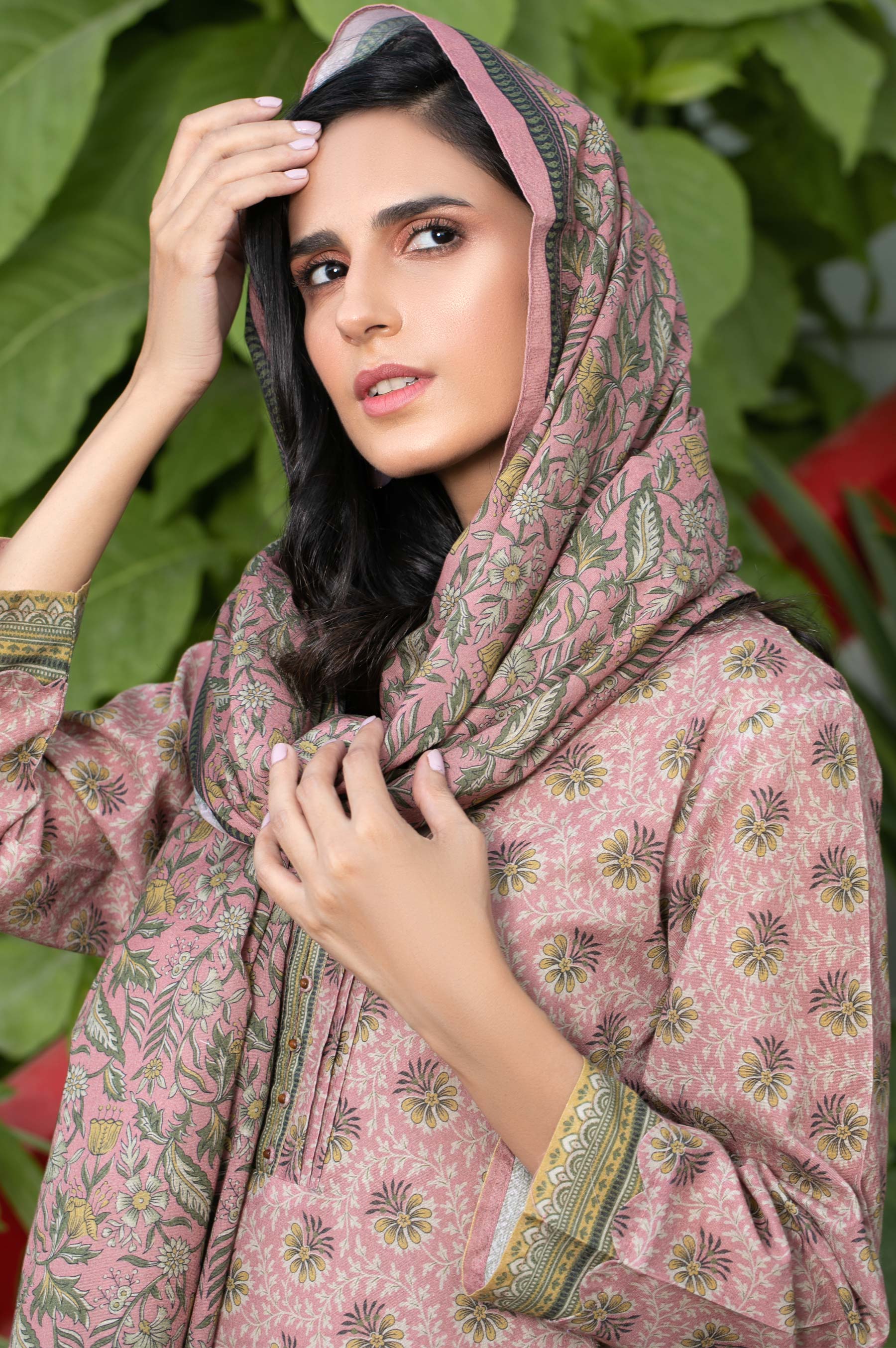 Stitched 2 Piece Printed Karandi Suit - Image 4