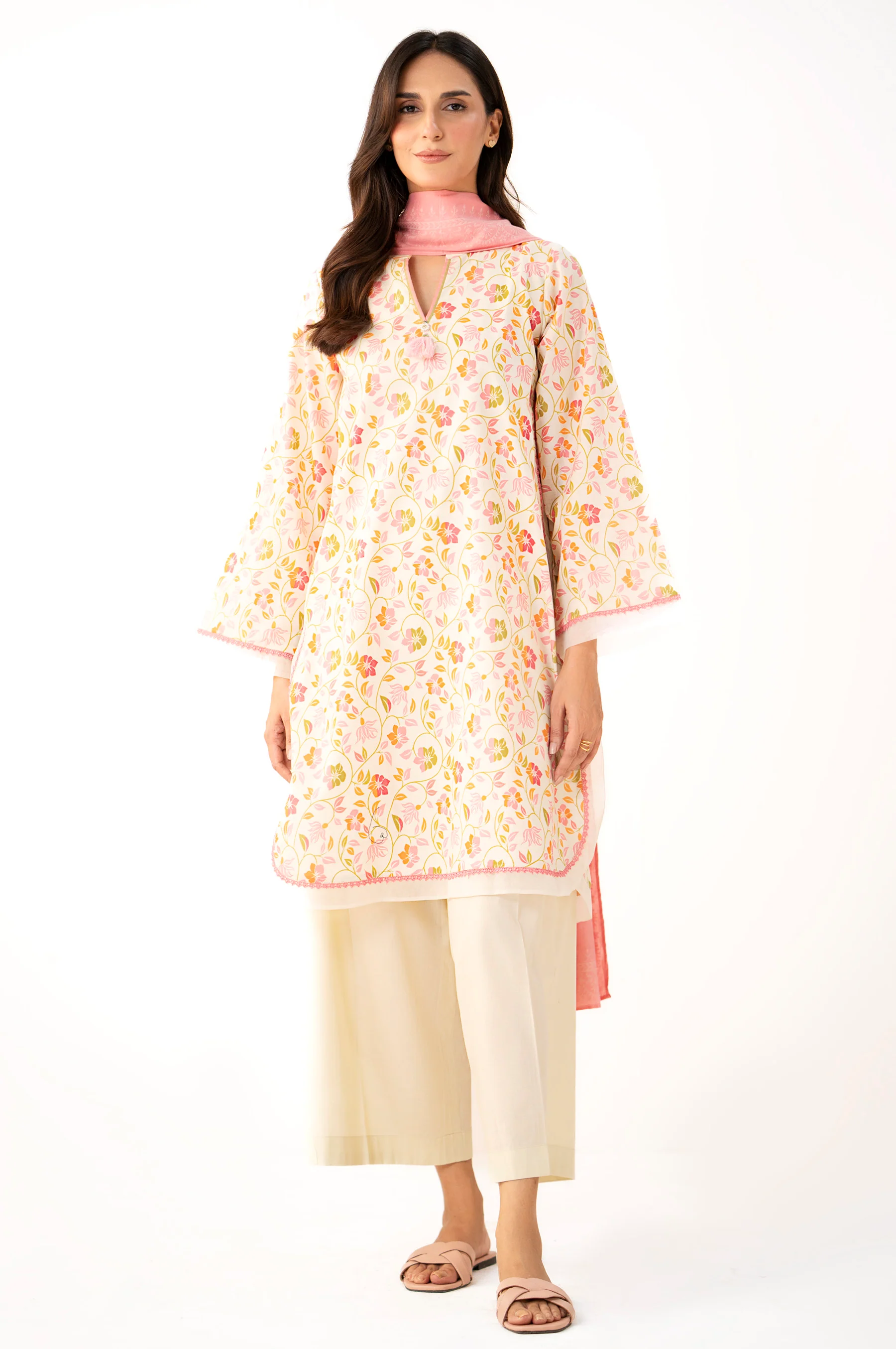 PRINTED SHIRT DUPATTA SUIT - Image 2