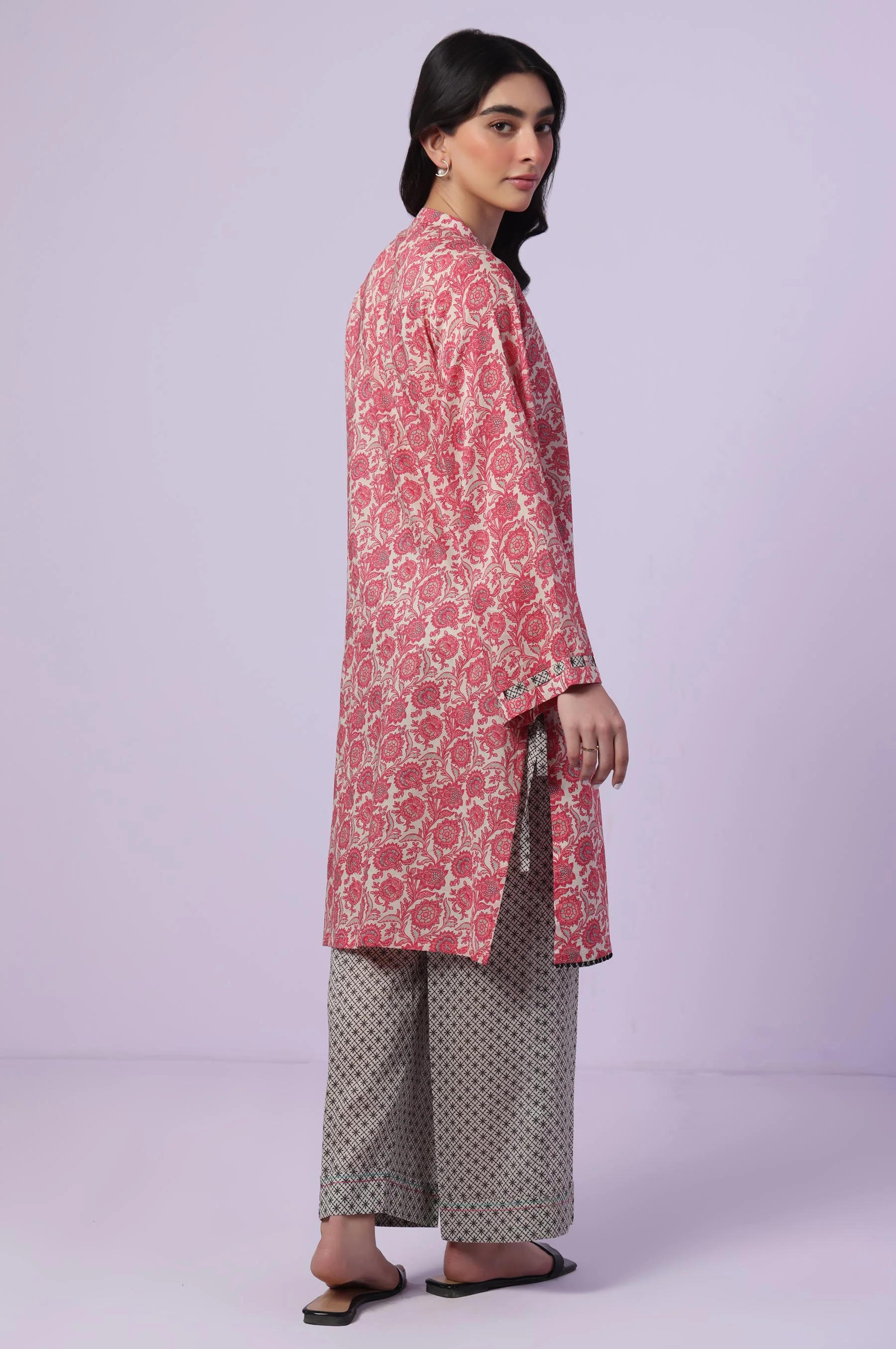 Stitched 2 Piece Printed Lawn Suit - Image 4