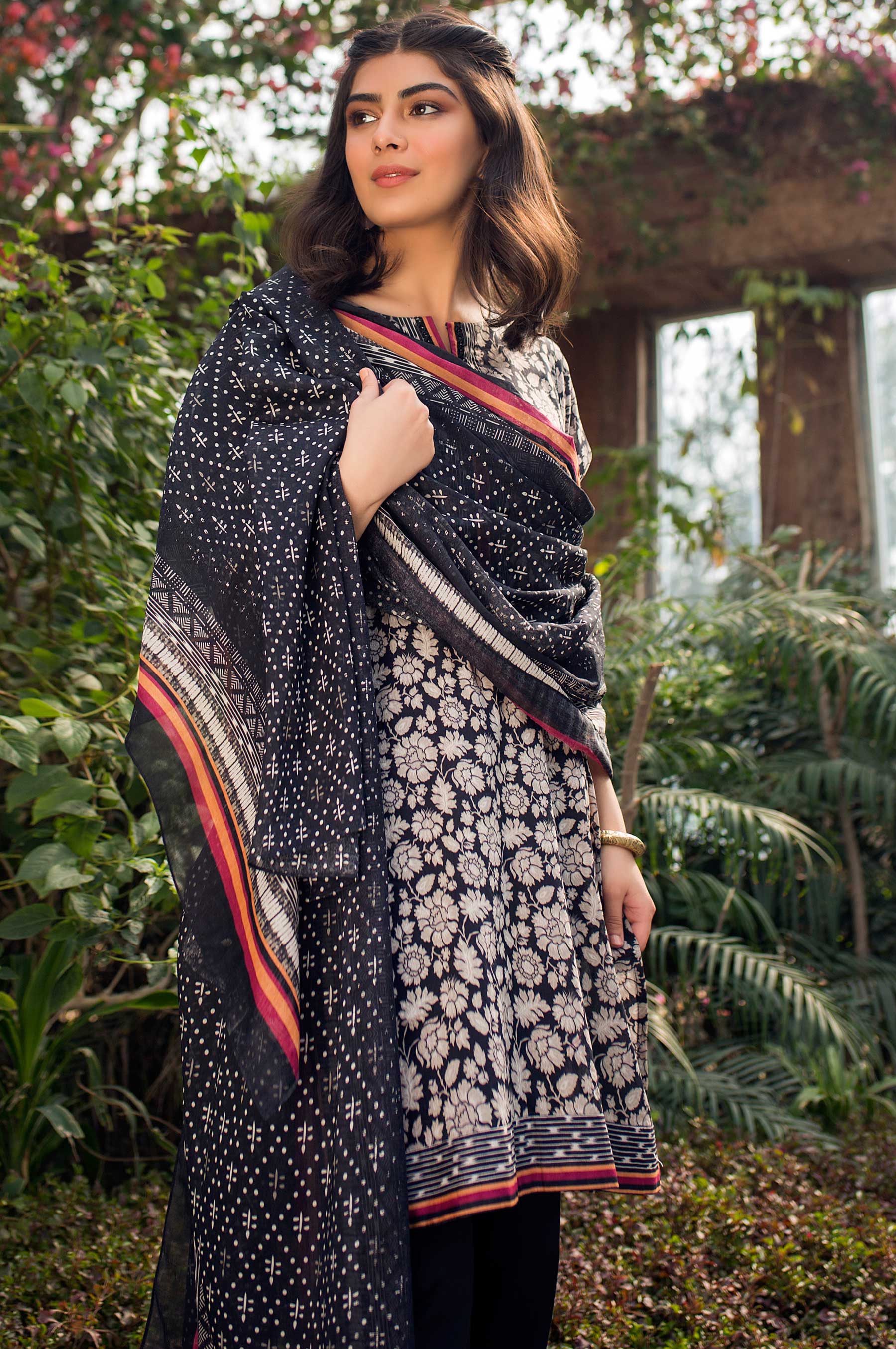 Stitched 2 Piece Printed Lawn Suit - Image 4