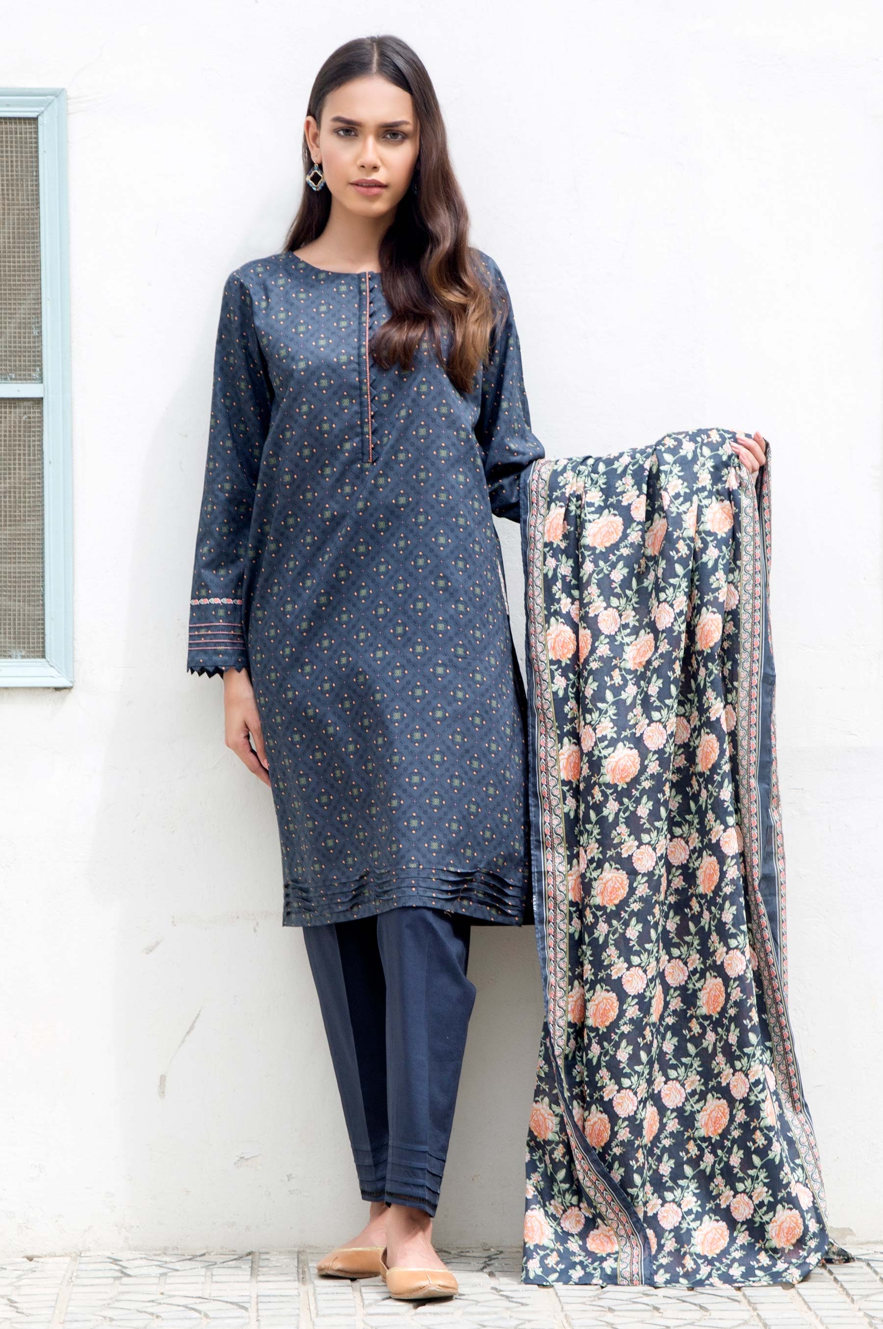 Stitched 2 Piece Printed Lawn Suit