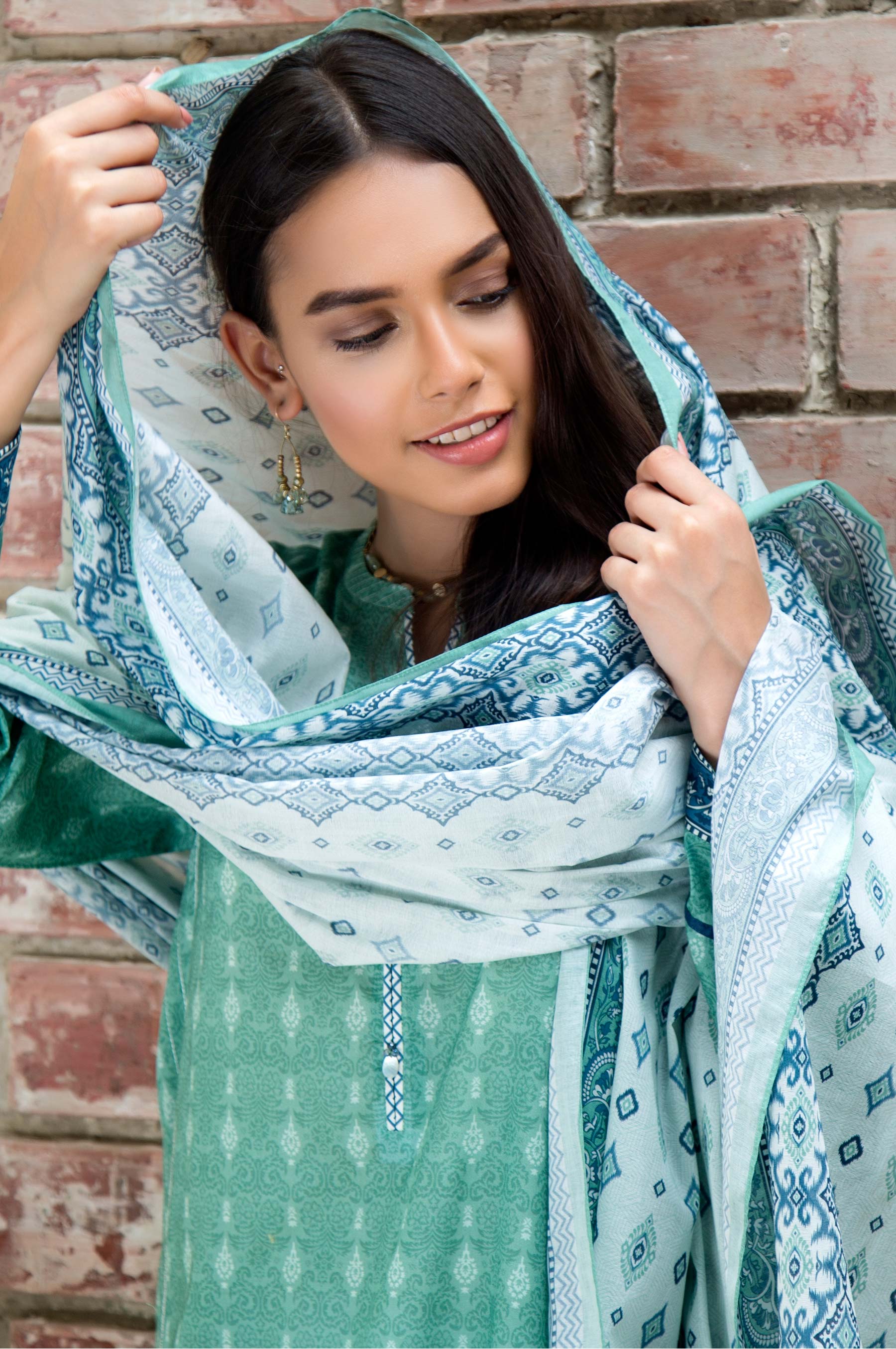 Stitched 2 Piece Printed Lawn Suit - Image 4