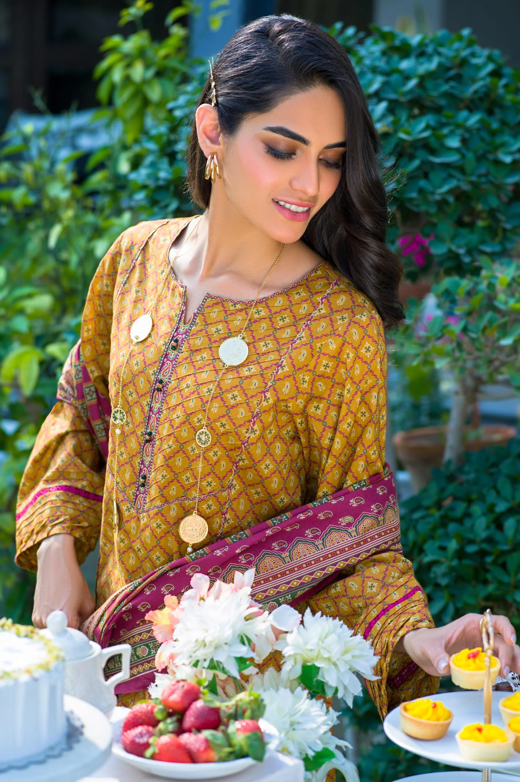 Stitched 2 Piece Printed Lawn Suit - Image 6